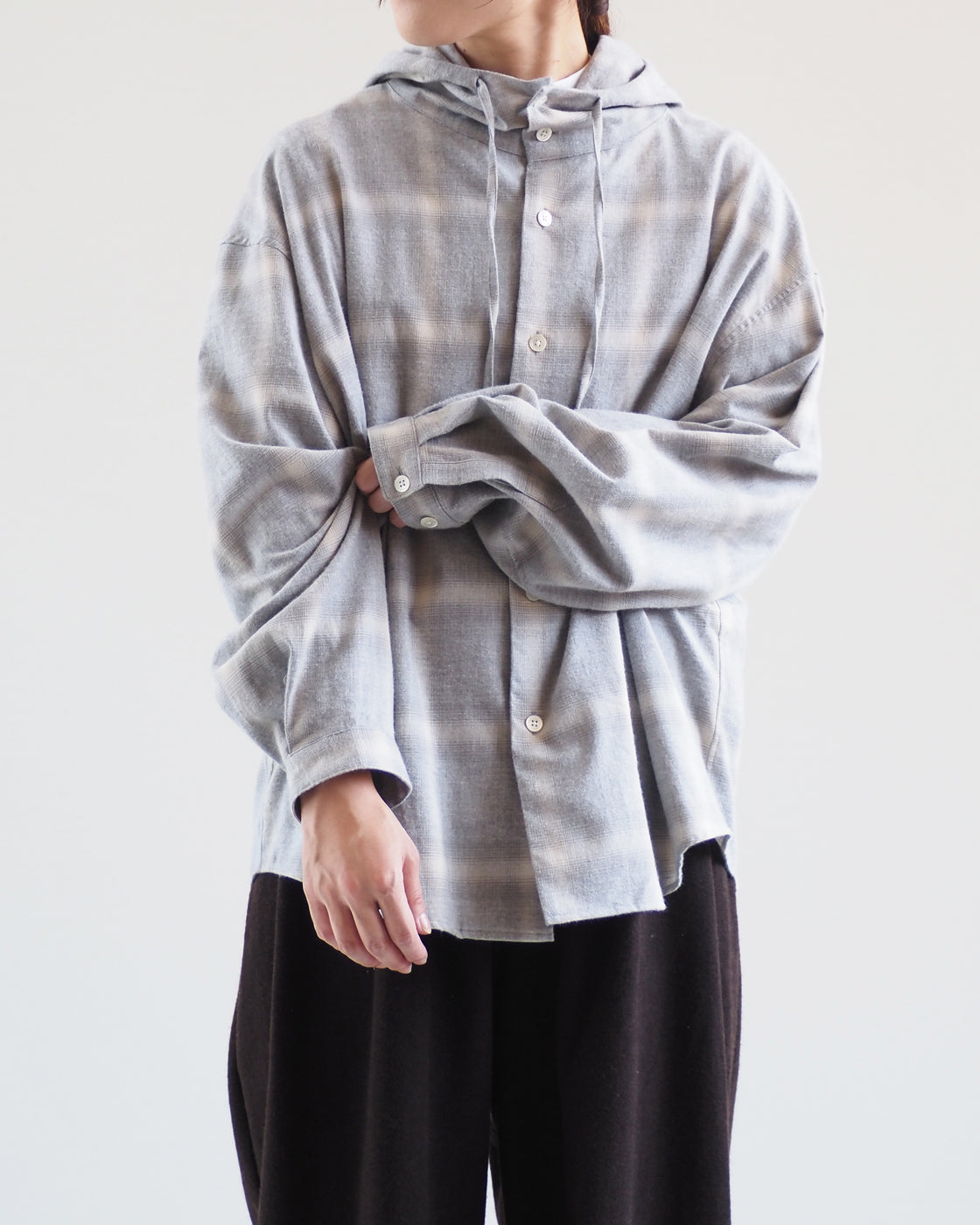 Hoodie Shirt, Gray