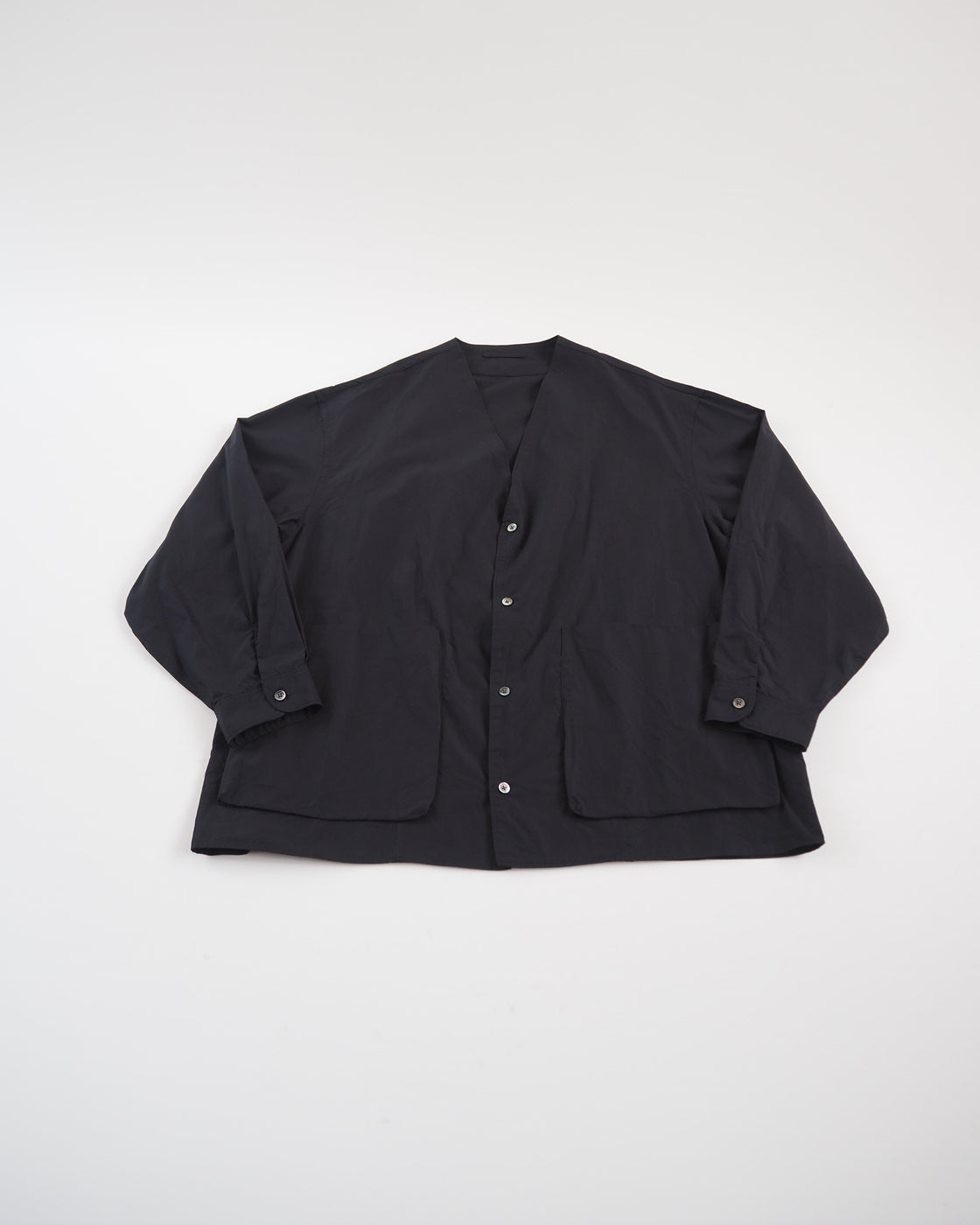 Chambray Cardigan Shirt OliveBeige