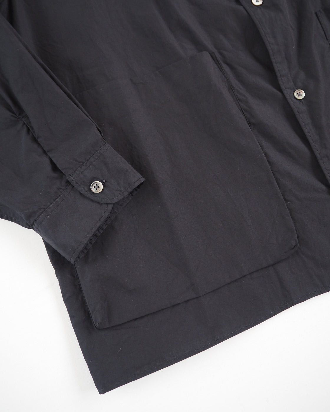Chambray Cardigan Shirt OliveBeige