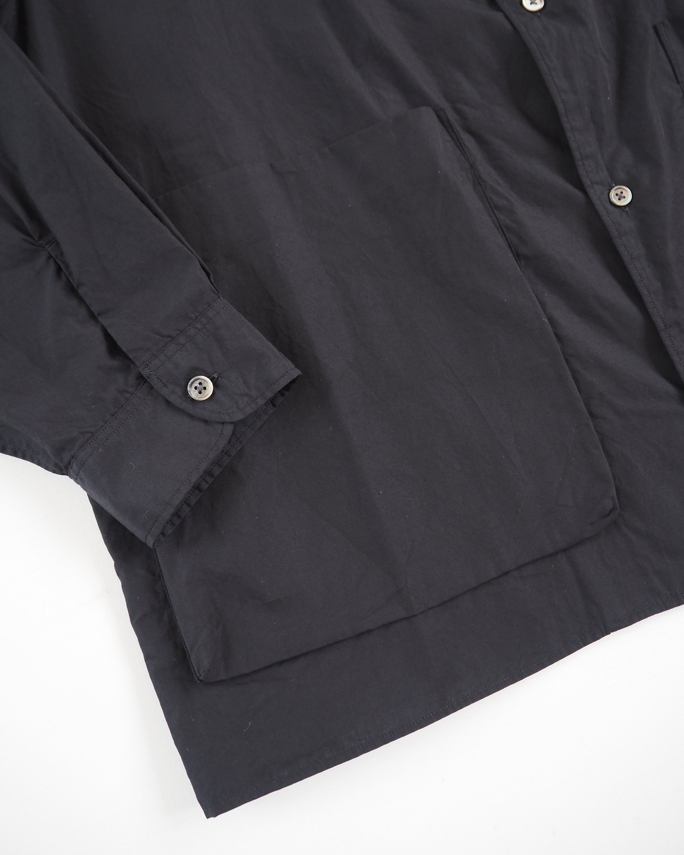 Chambray Cardigan Shirt OliveBeige