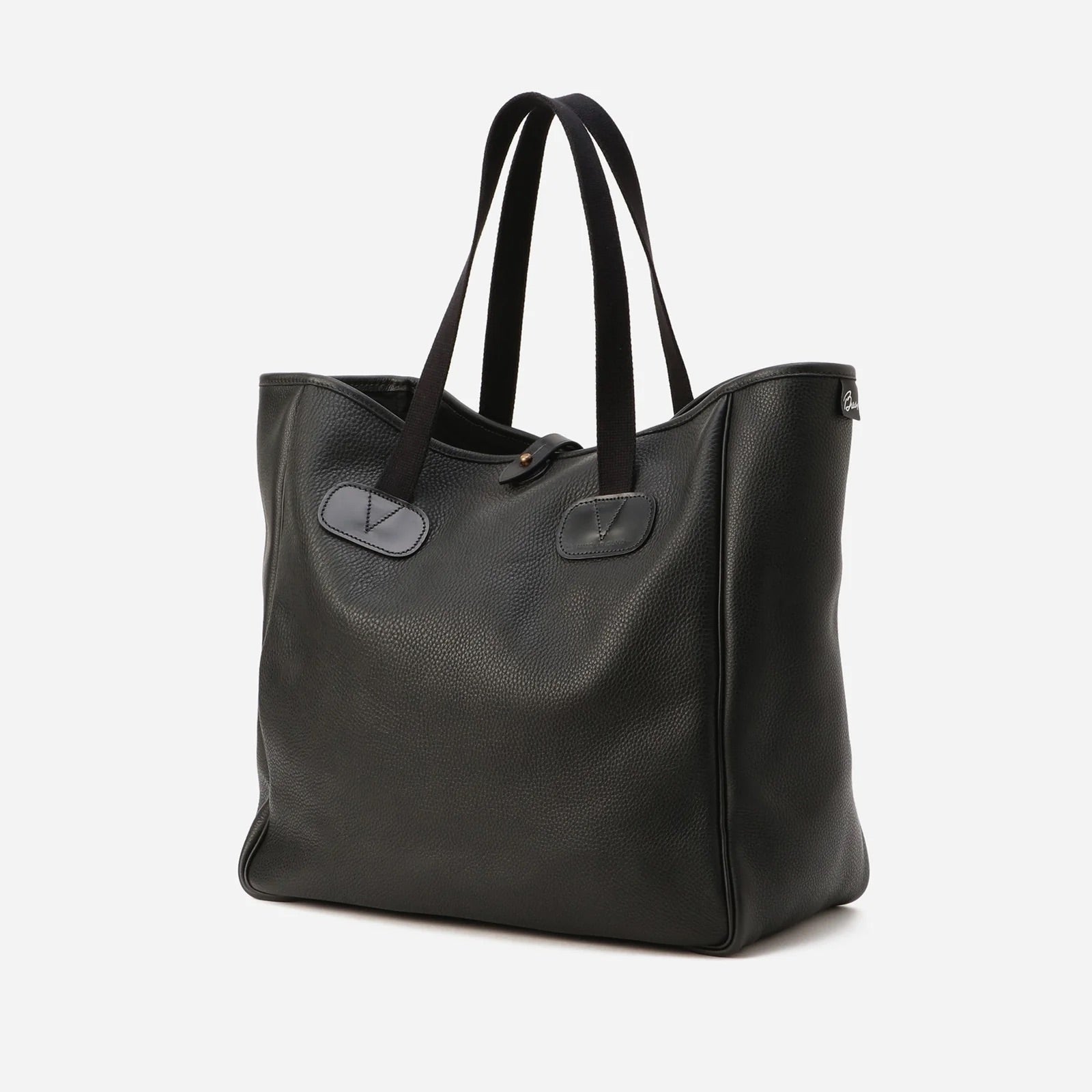 Brady SMALL CARRYALL LEATHER, Black – Navyblue