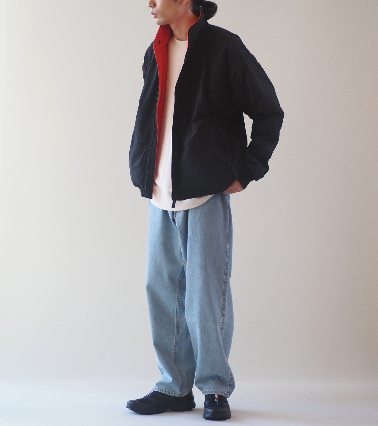 WIND AND SEA REVERSIBLE JACKET , Black