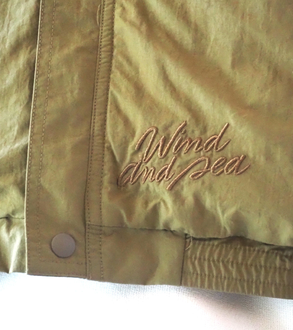 WIND AND SEA REVERSIBLE JACKET , Khaki