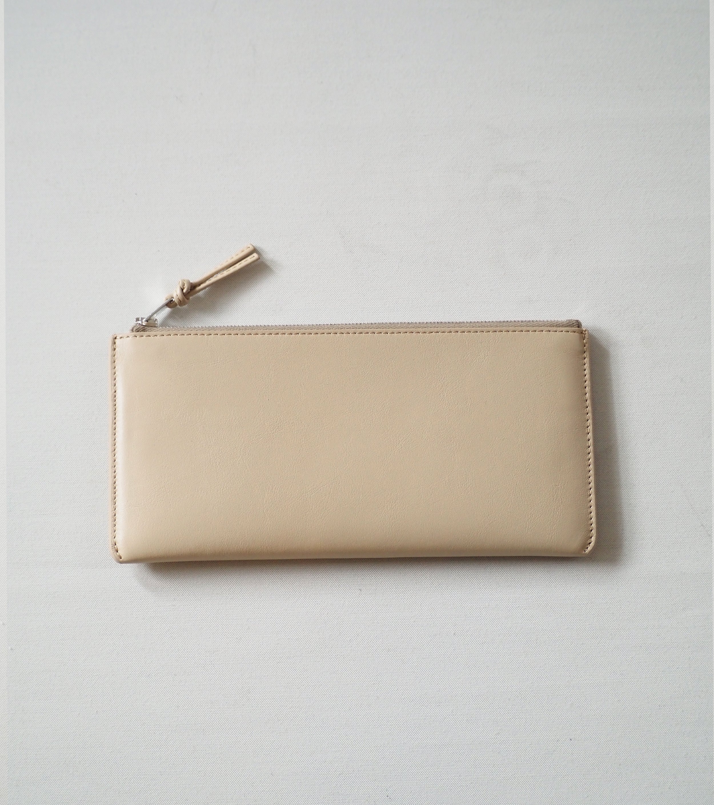Aeta FLATLONG WALLET , Gray Beige