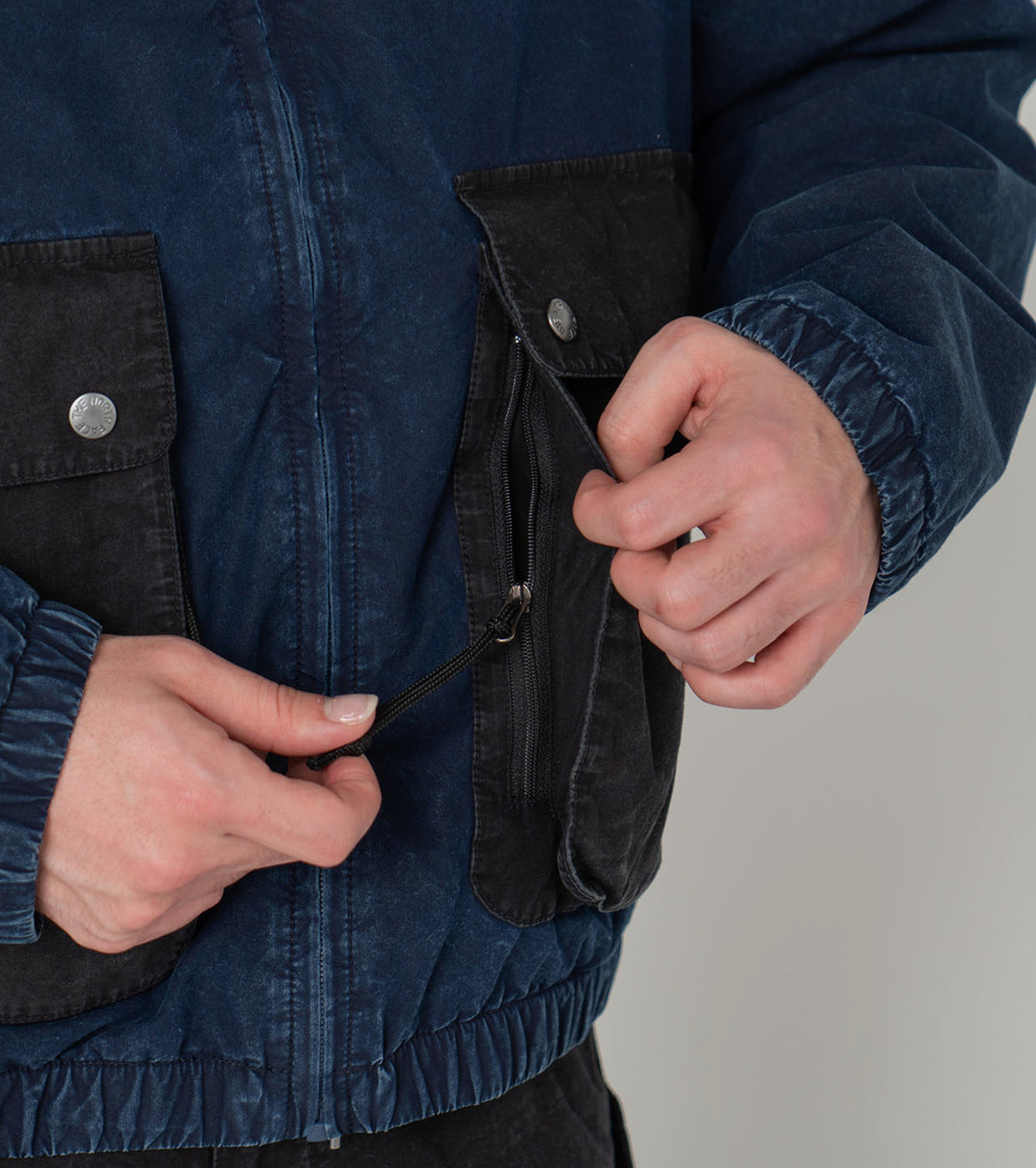 Indigo Stroll Field Jacket,Indigo