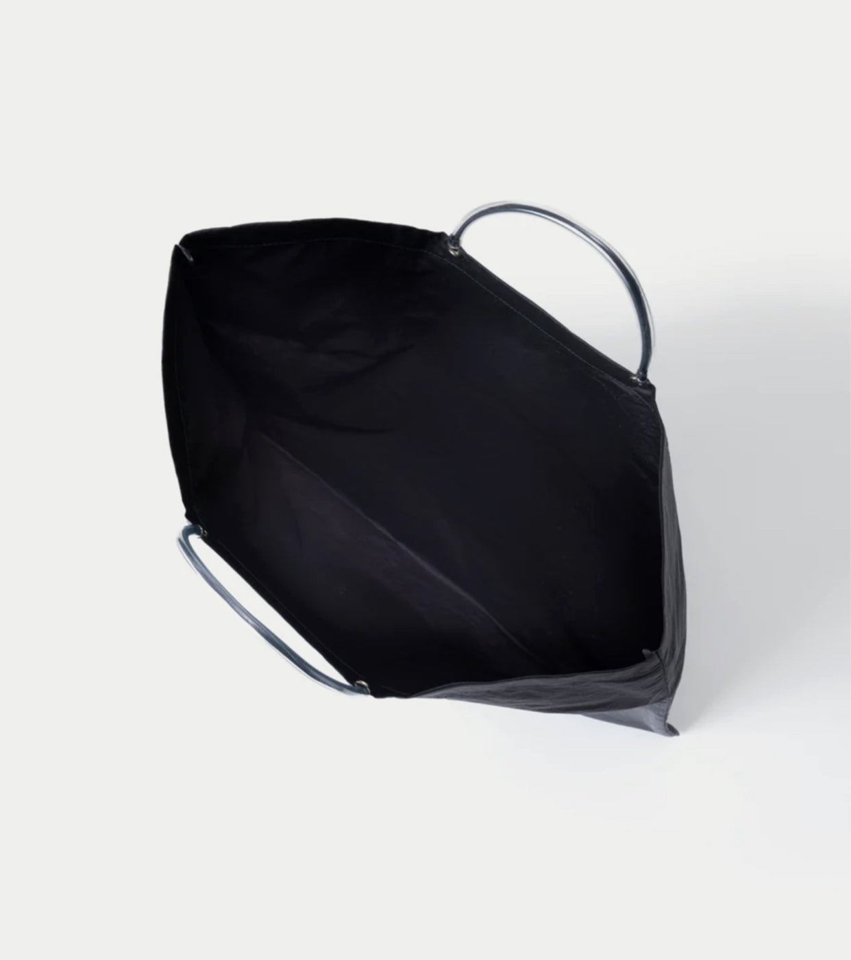 Aeta Tube Handle Tote, Dark Gray