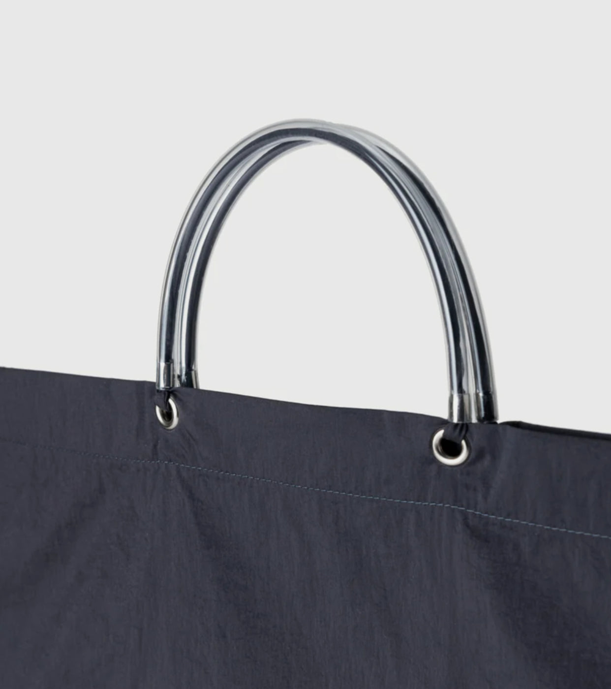 Aeta Tube Handle Tote, Dark Gray