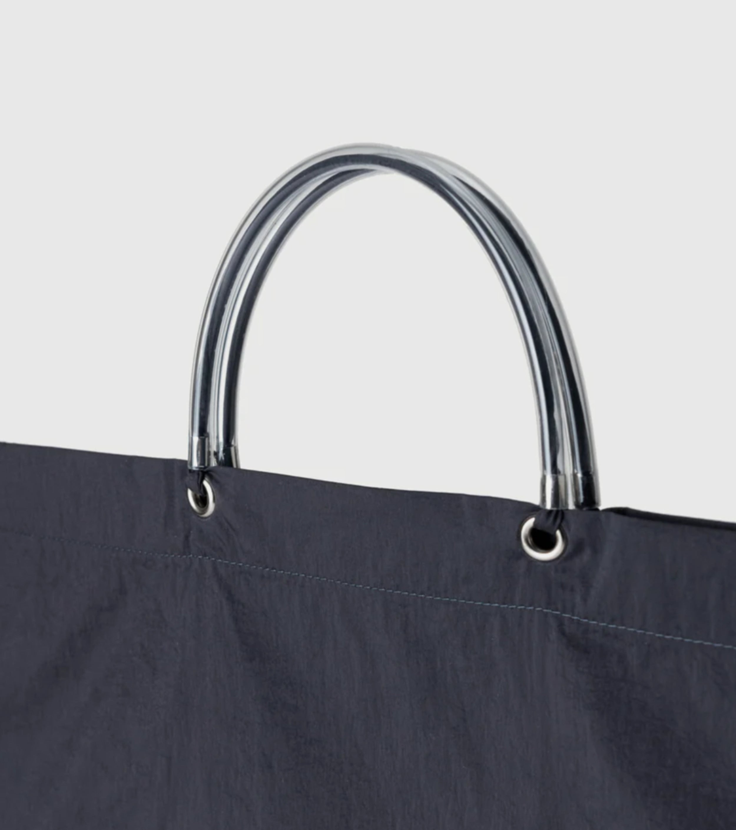 Aeta Tube Handle Tote, Dark Gray
