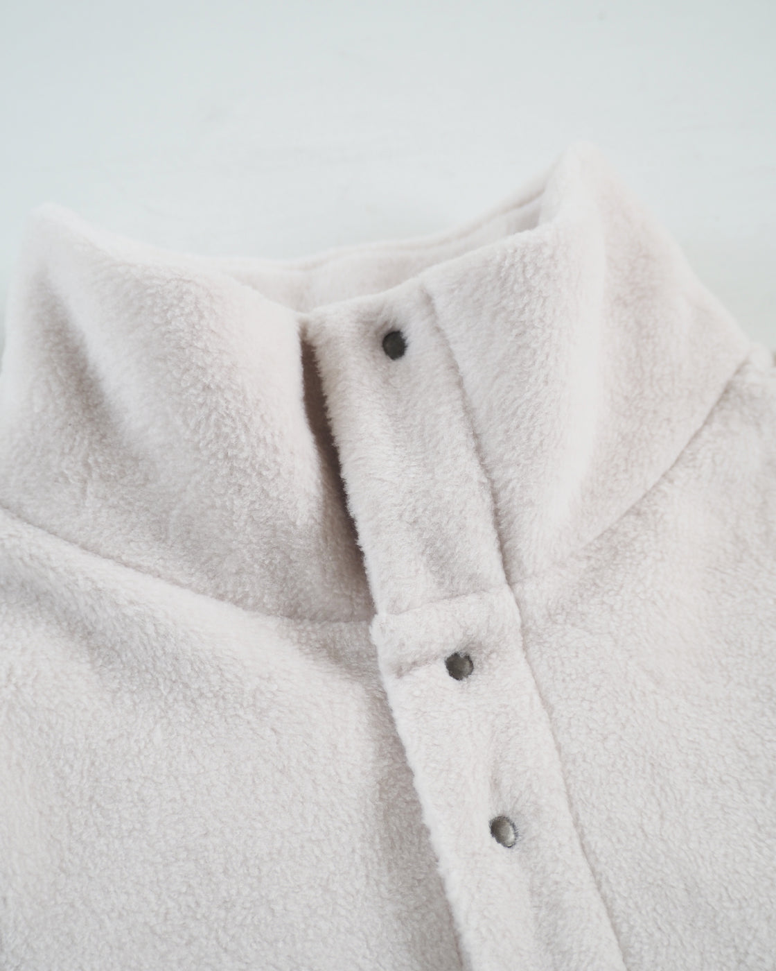 ALWEL FLEECE BUTTON JACKET,Oatmeal
