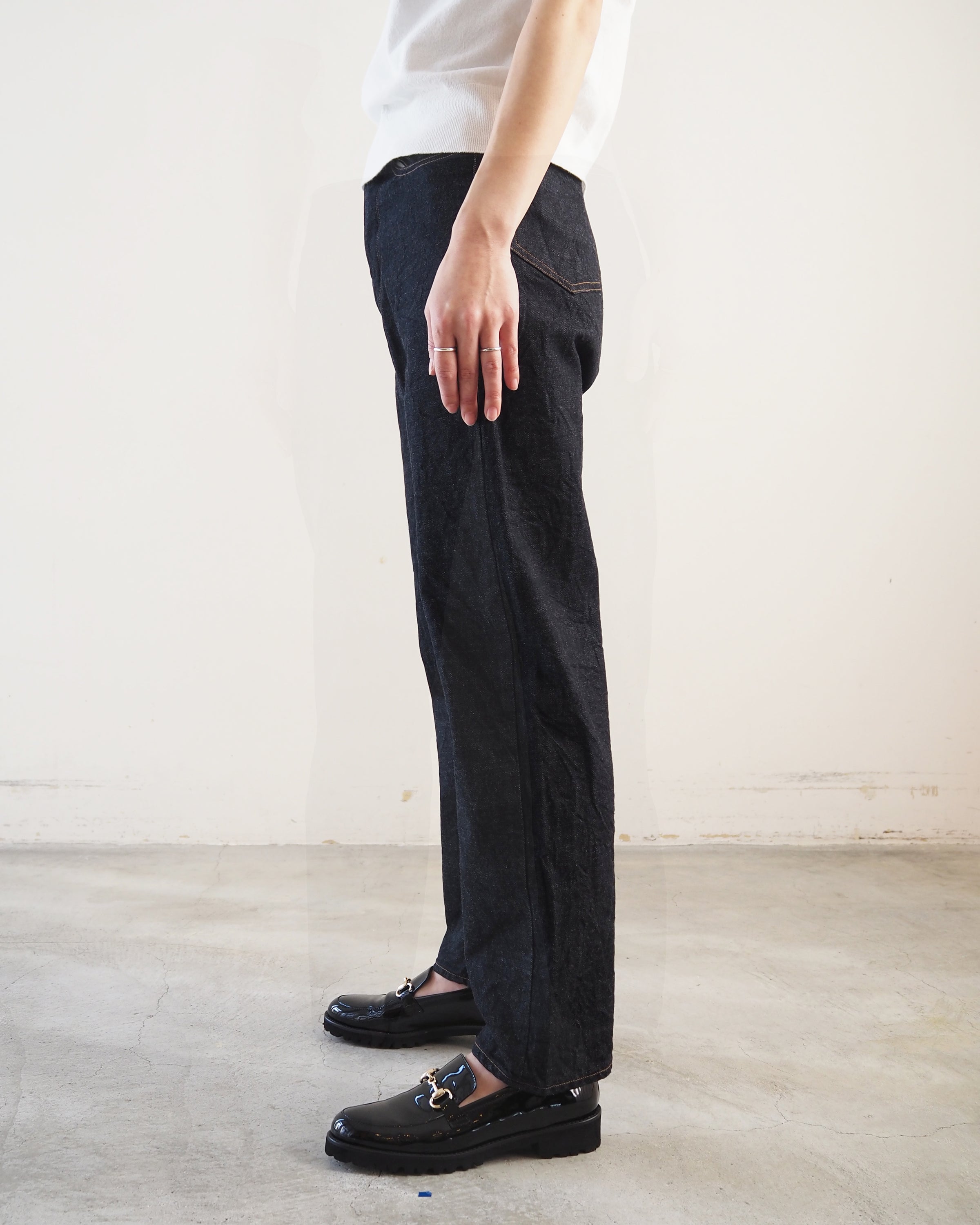 12.9 oz. standard selvage denim pants, Indigo