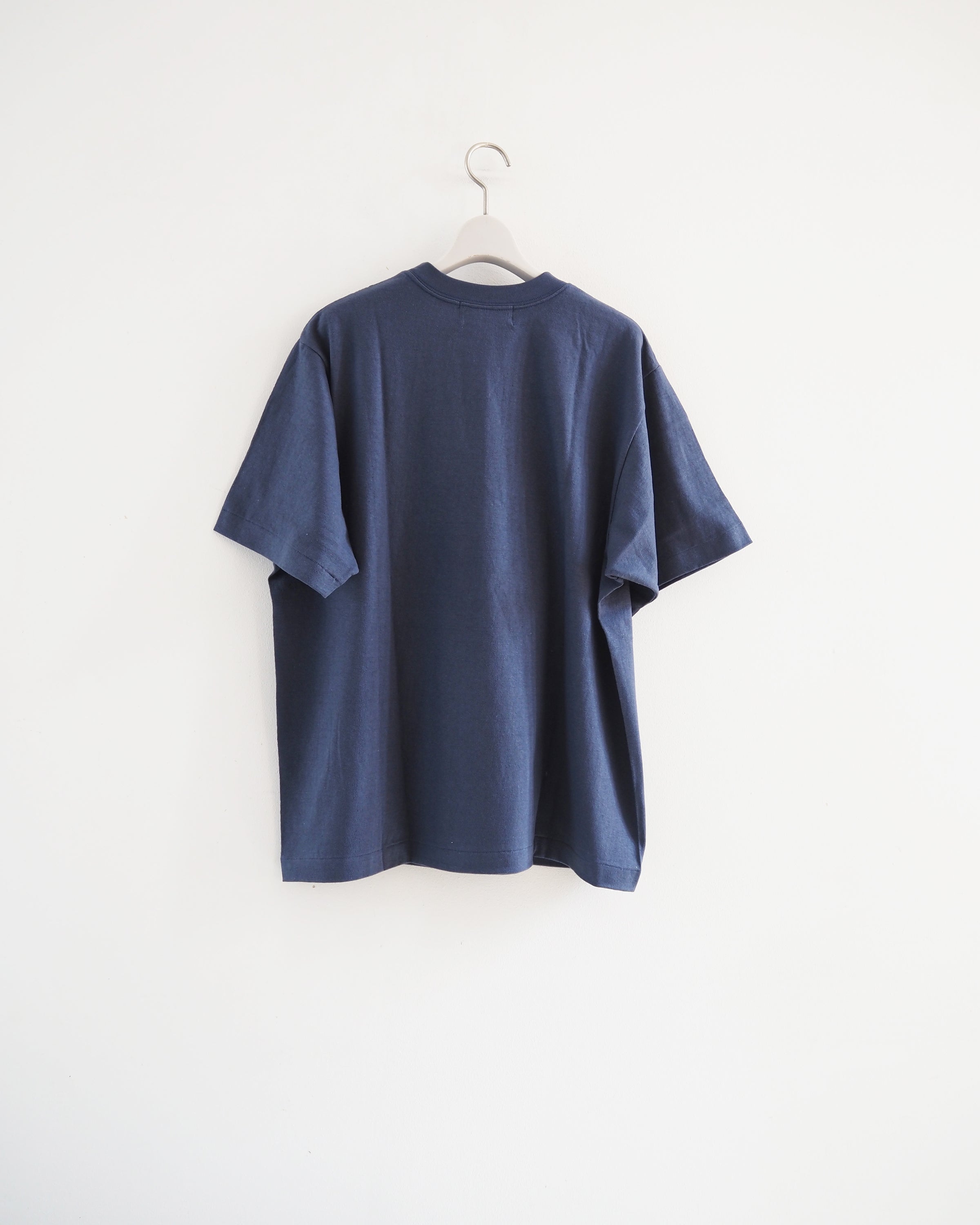 Raffy Jersey Round Torso Classic Tee, Navy