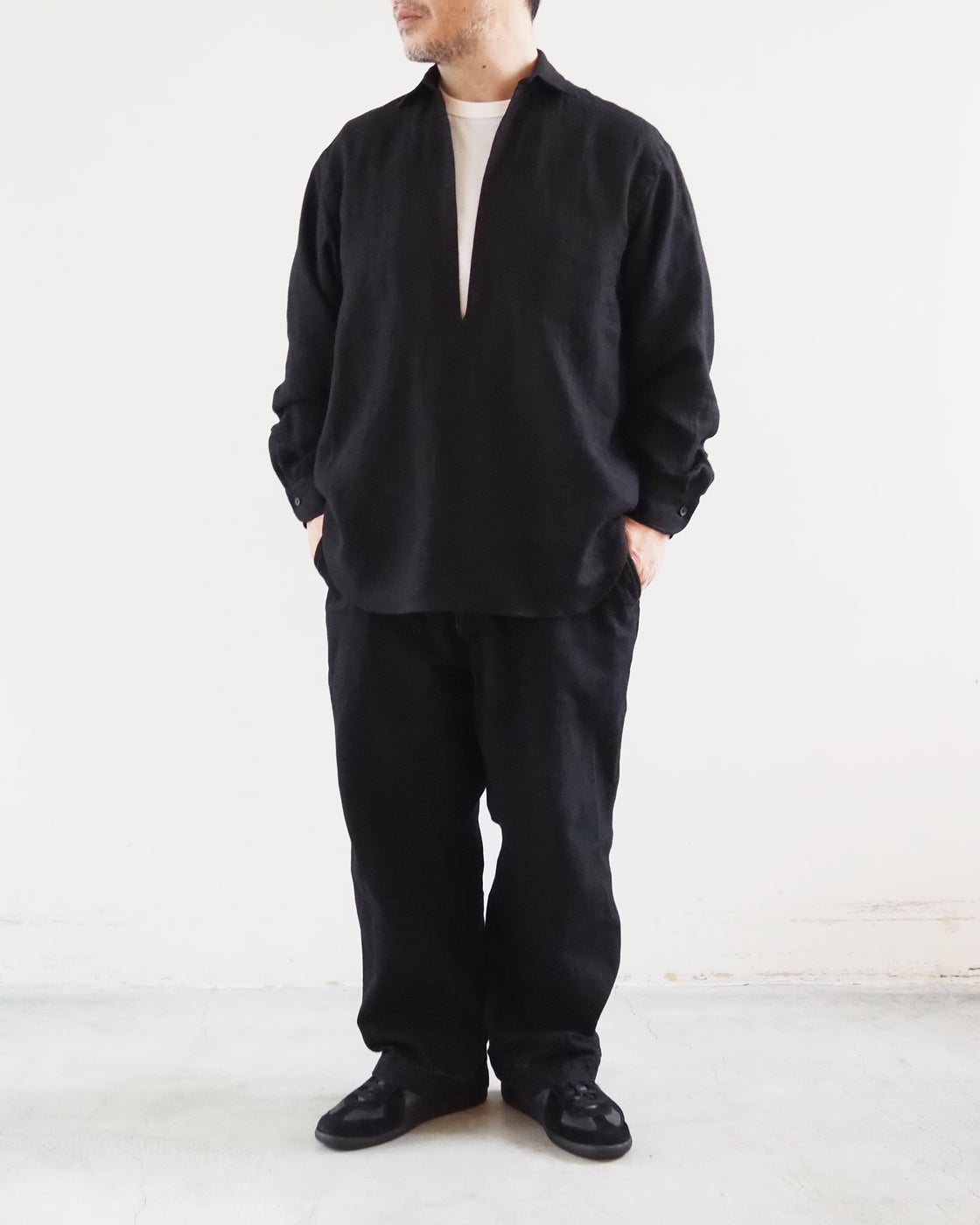 Kanapa pullover shirt, Black