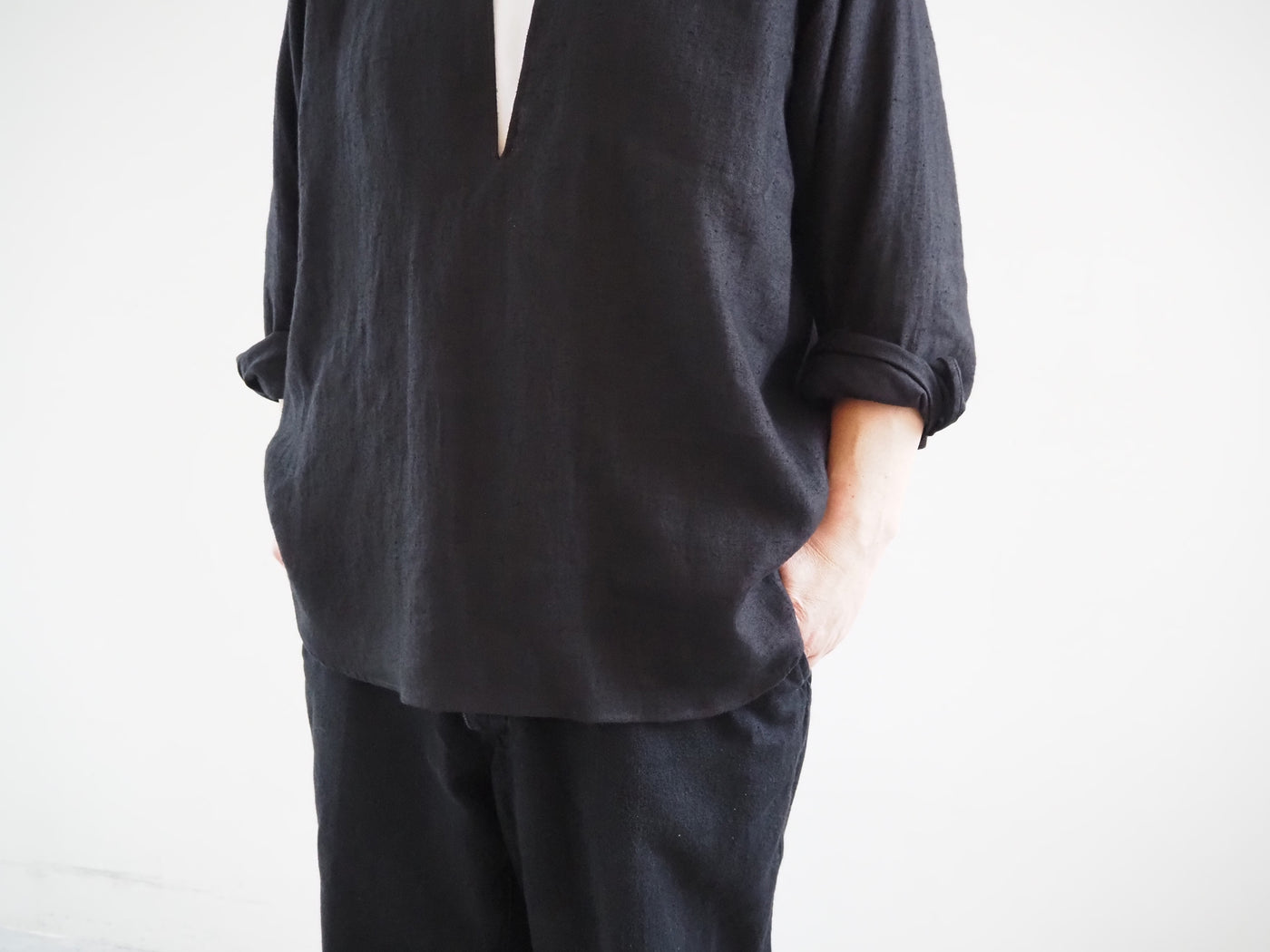 Kanapa pullover shirt, Black