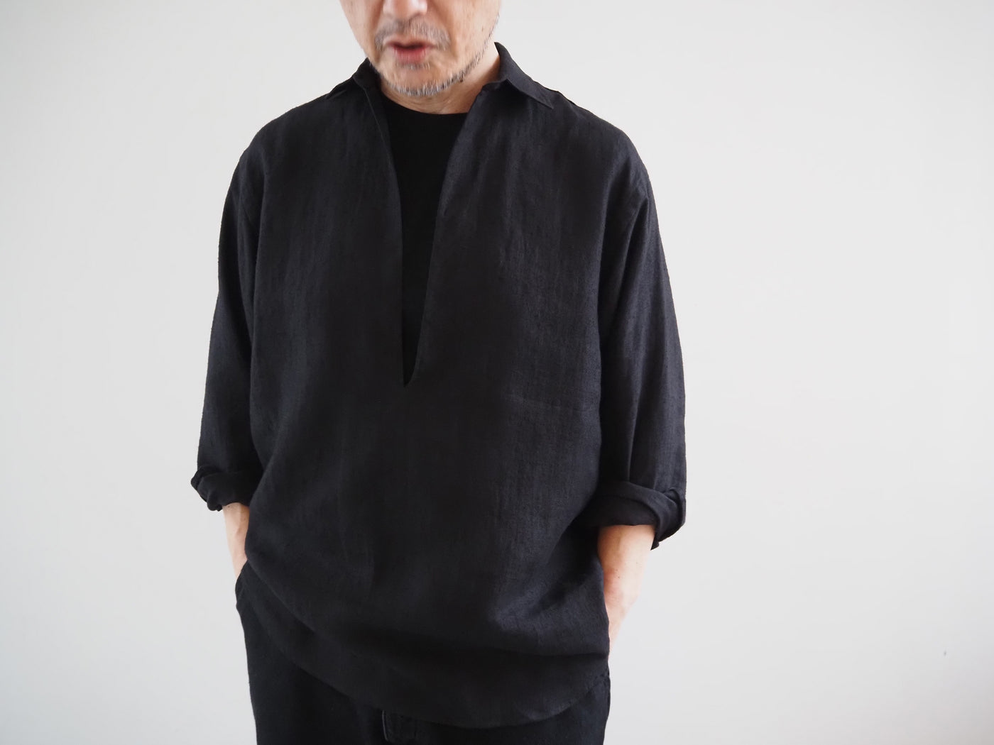 Kanapa pullover shirt, Black