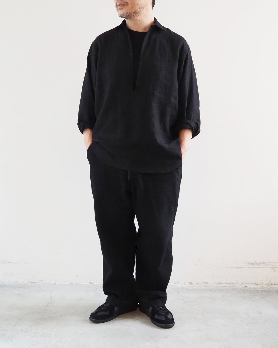 Kanapa pullover shirt, Black