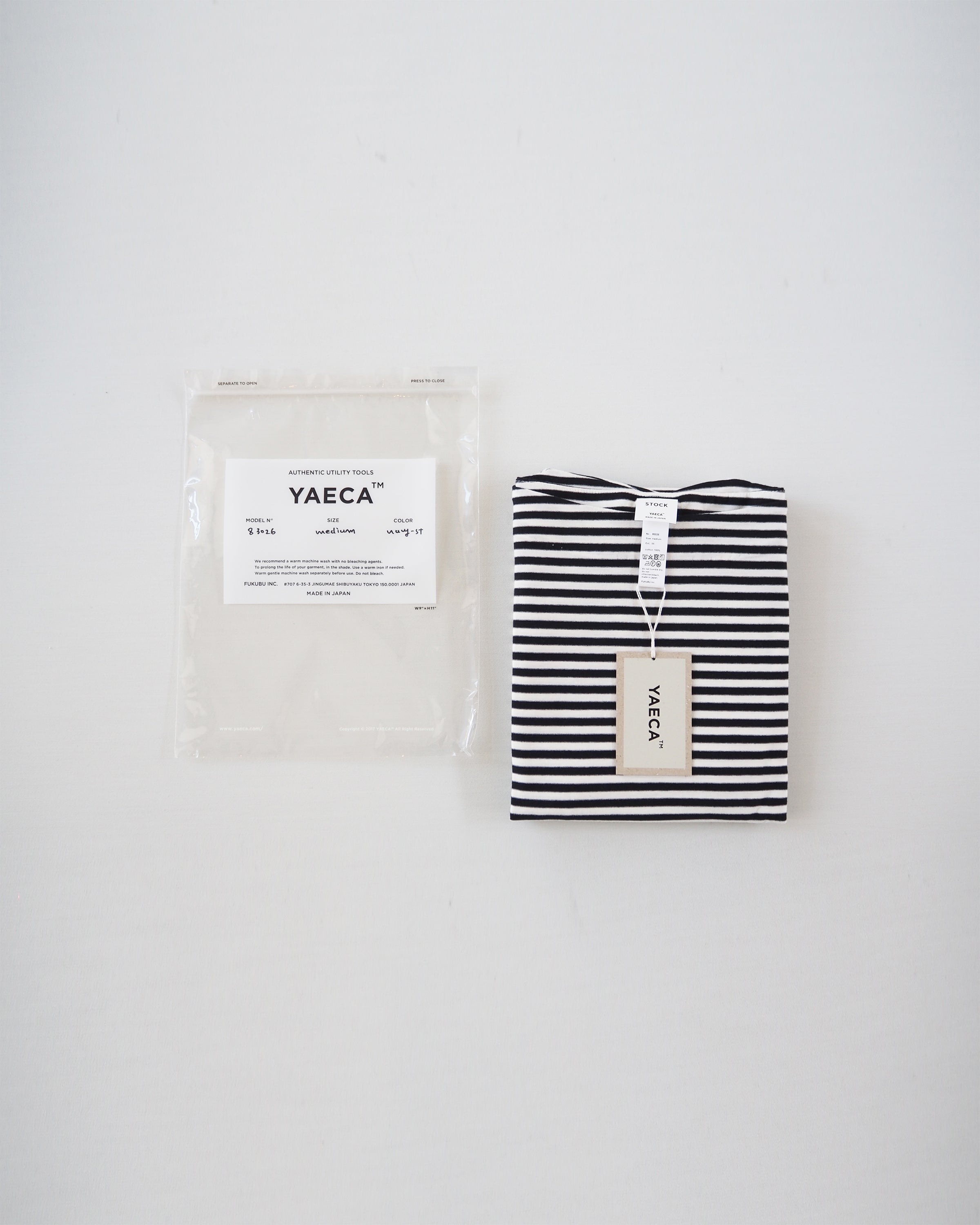 Striped Short Sleeve Tee, Navy - St