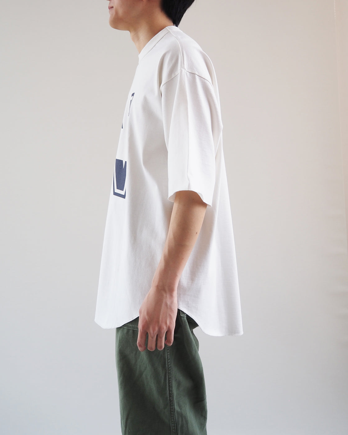 Baseball Tee Short Sleeve, White