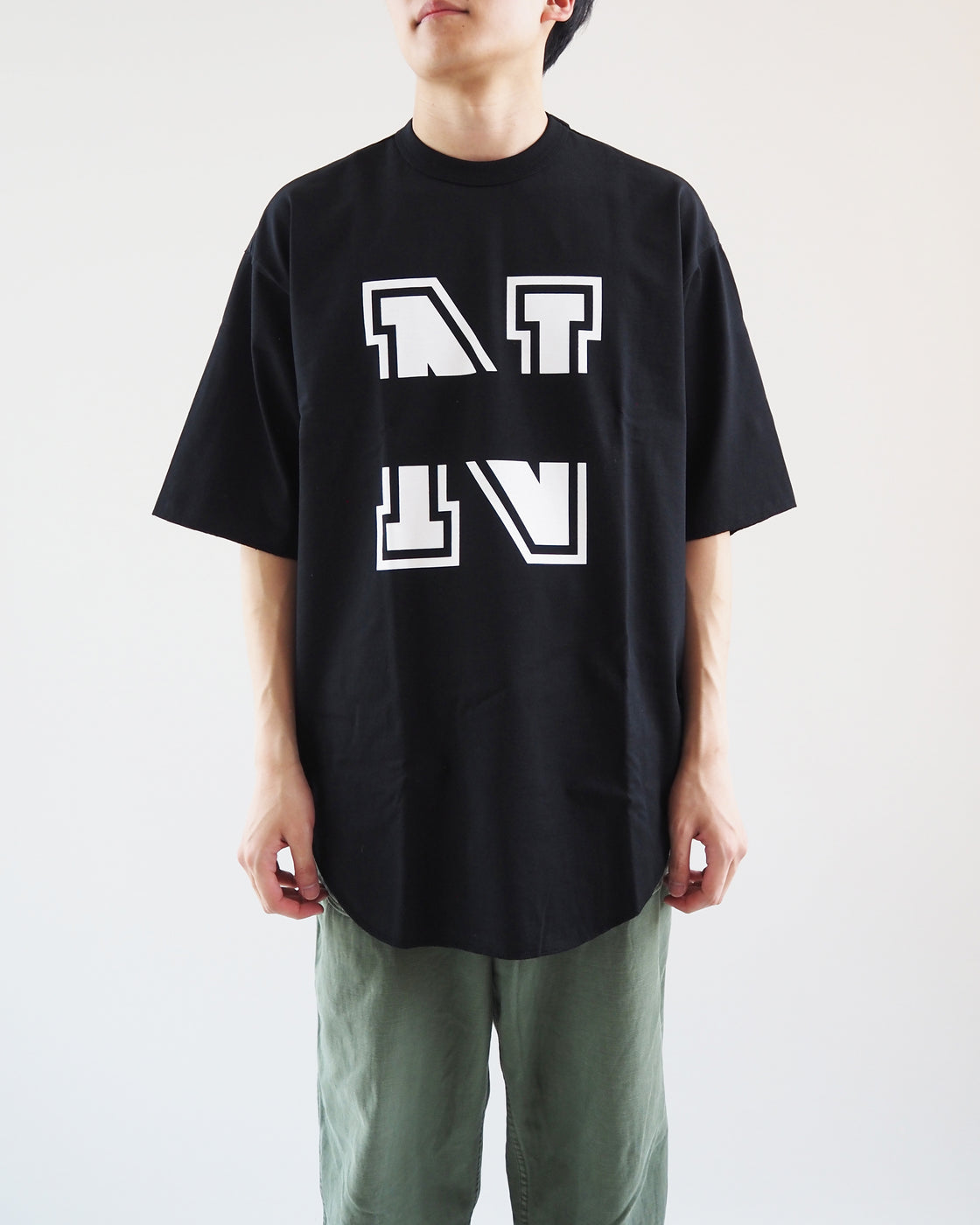 Baseball Tee Short Sleeve, Black