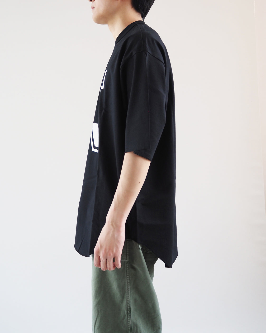 Baseball Tee Short Sleeve, Black