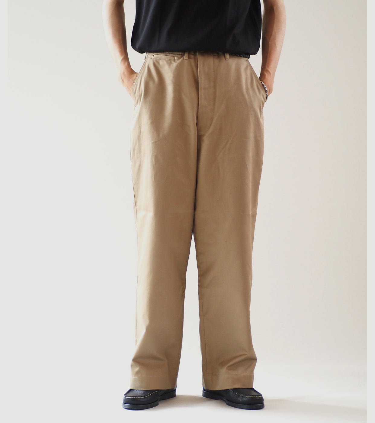 CIOTA Weapon Chino Cloth Pants , Beige
