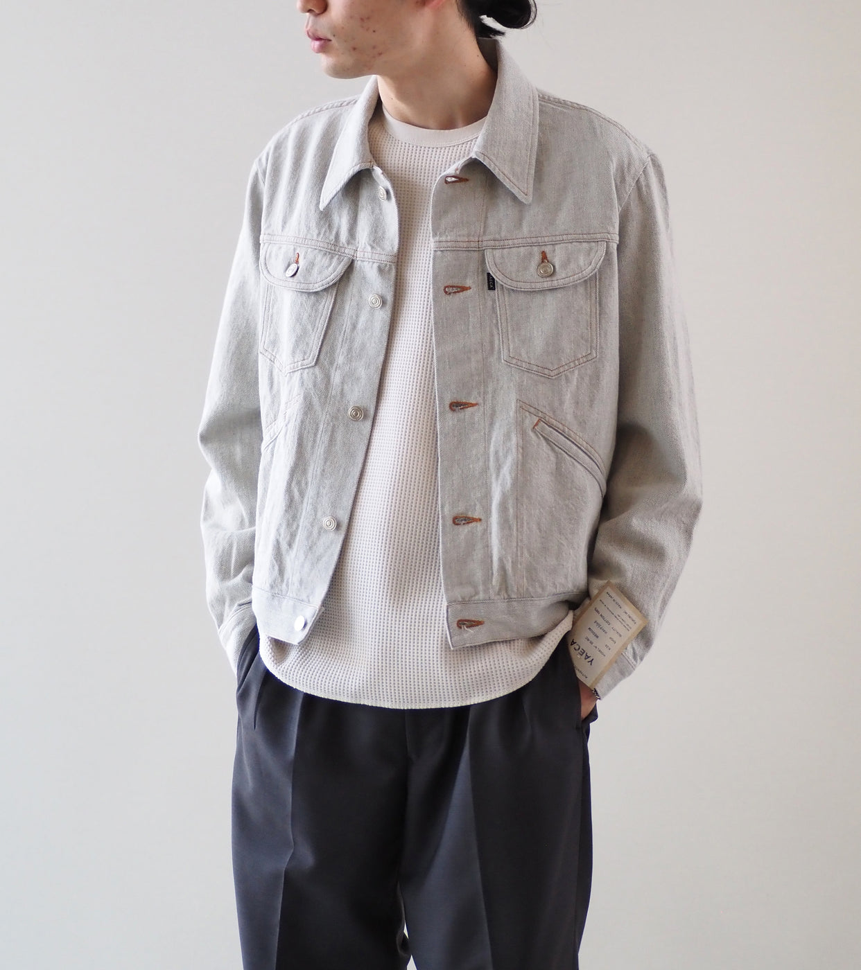 YAECA DENIM 4Pockets Jacket , Recycle