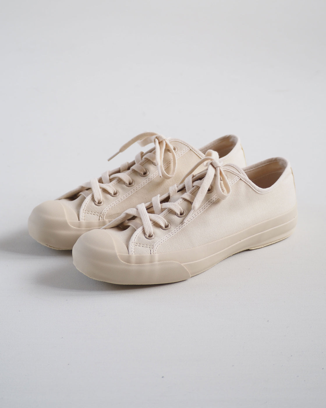 Merino Canvas Sneakers, Cream