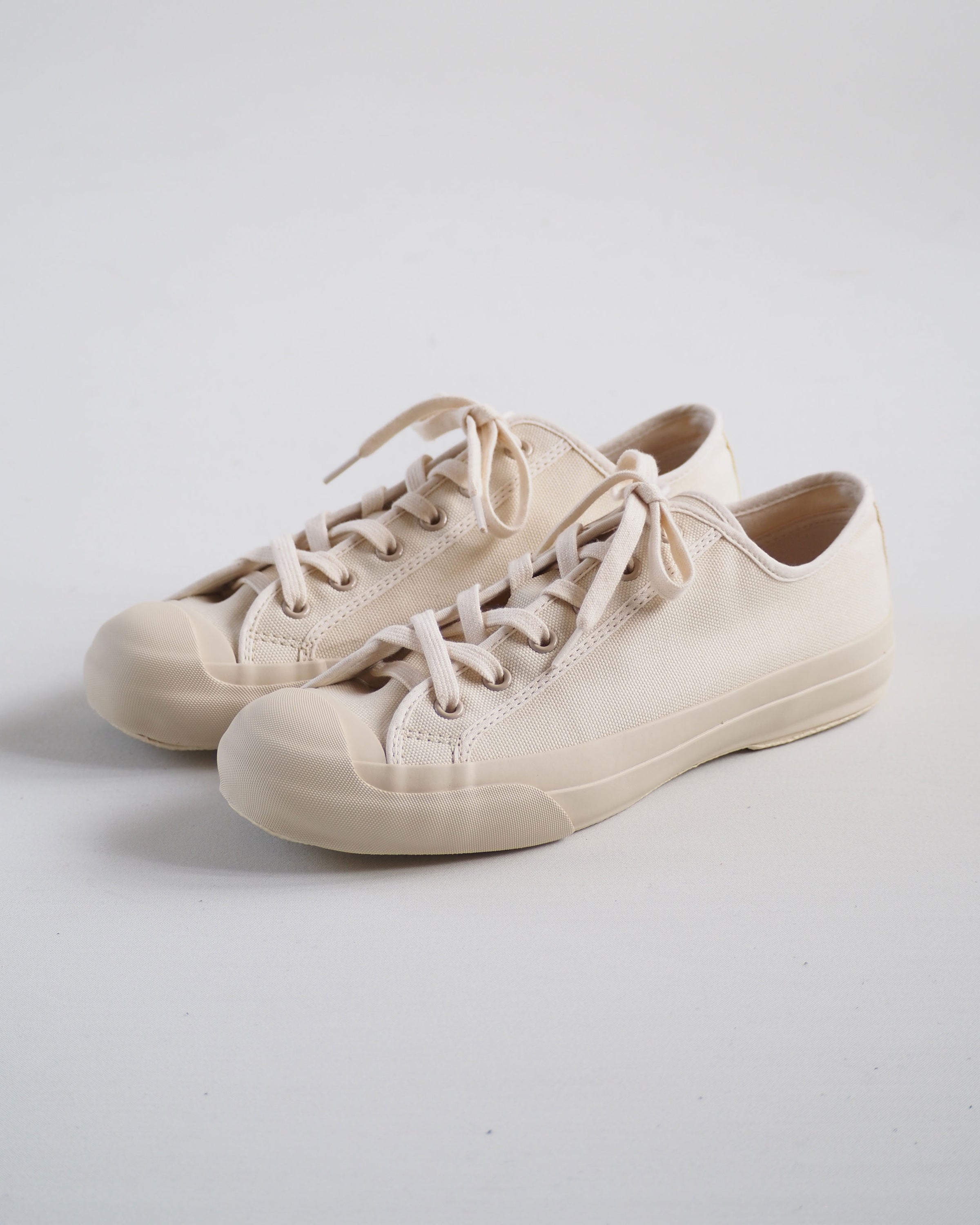 Merino Canvas Sneakers, Cream