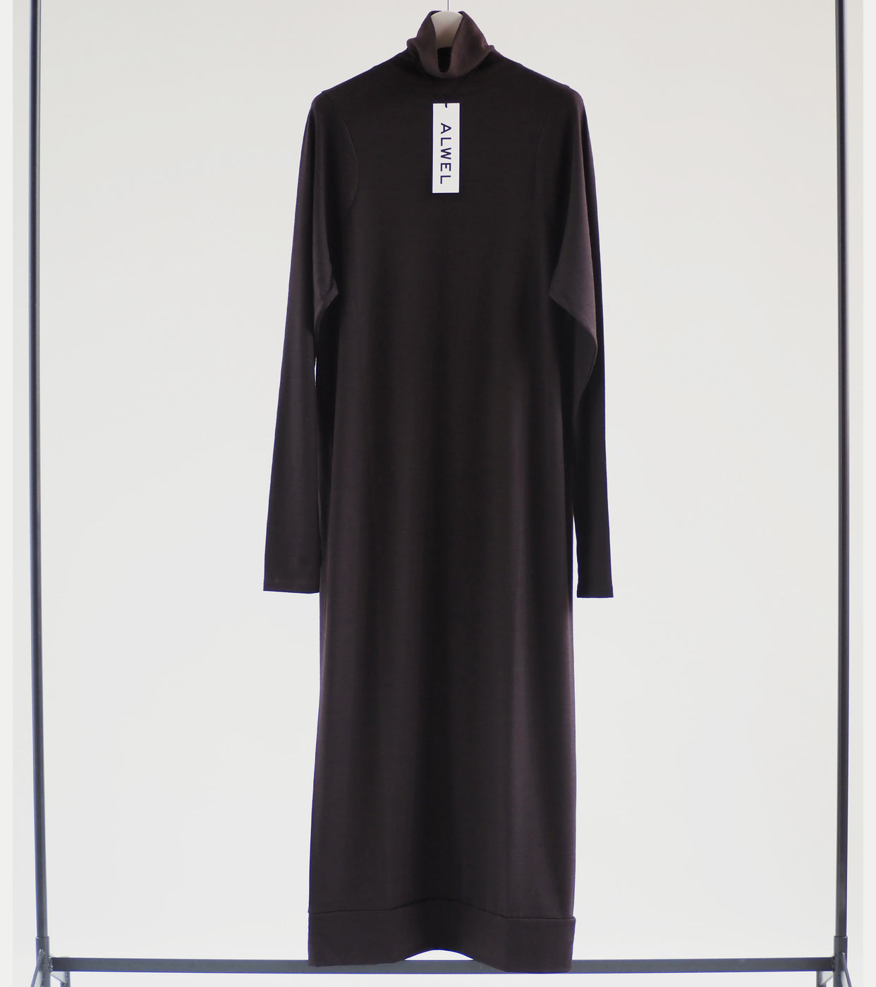 ALWEL Long Sleeve Dresses,Chocolate