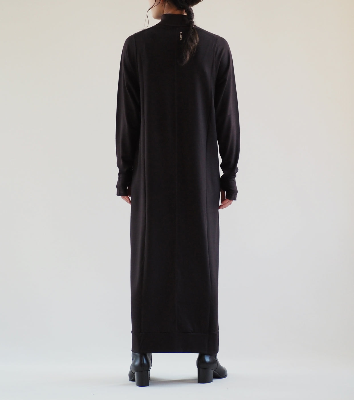 ALWEL Long Sleeve Dresses,Chocolate