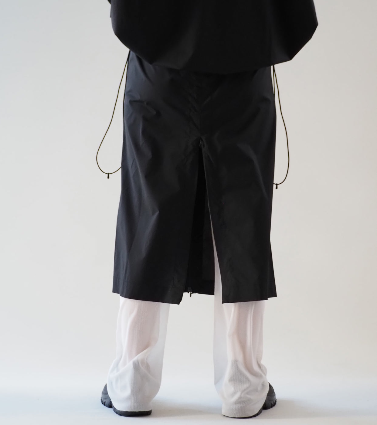 ALWEL Light Weight Covered Skirt, Black