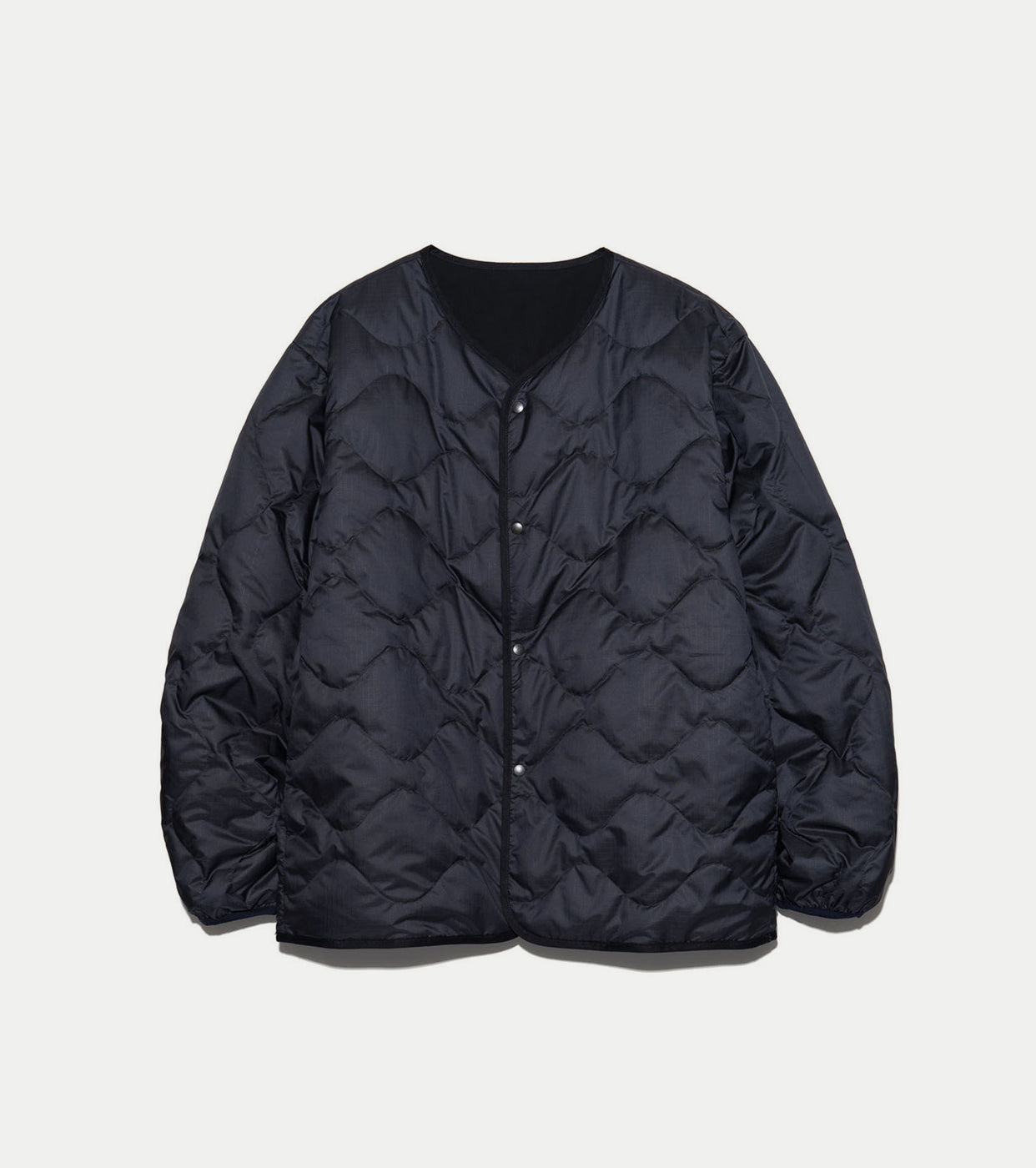 Reversible Down Cardigan, Navy
