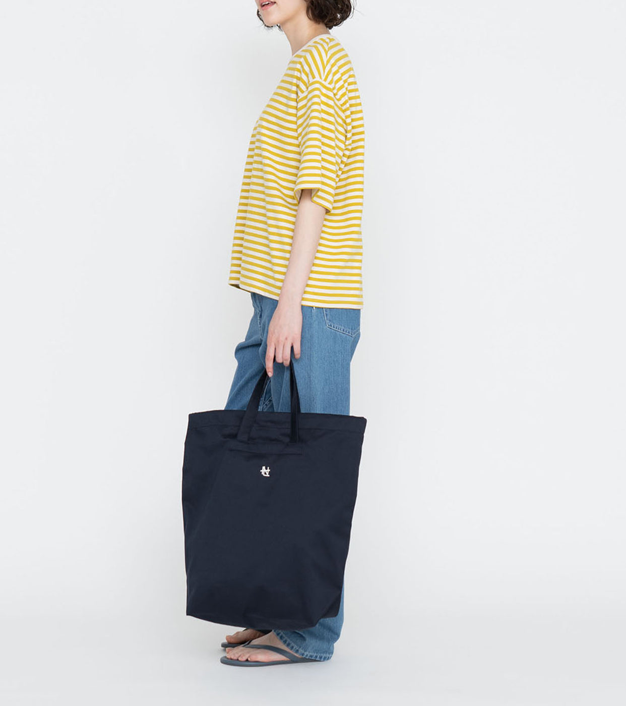 Chino Tote Bag , Navy
