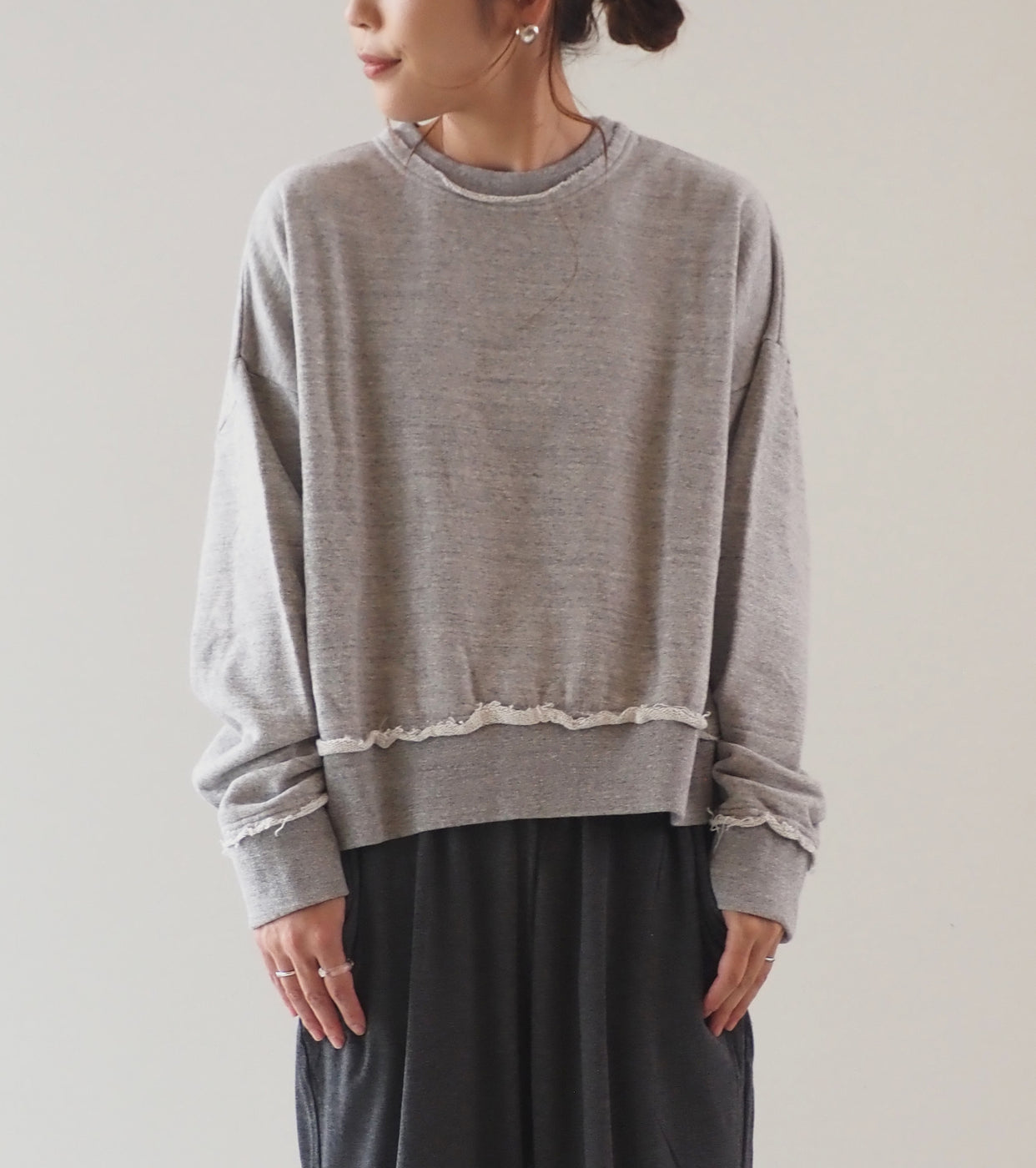 ALWEL Sweat Shirts , Top Grey