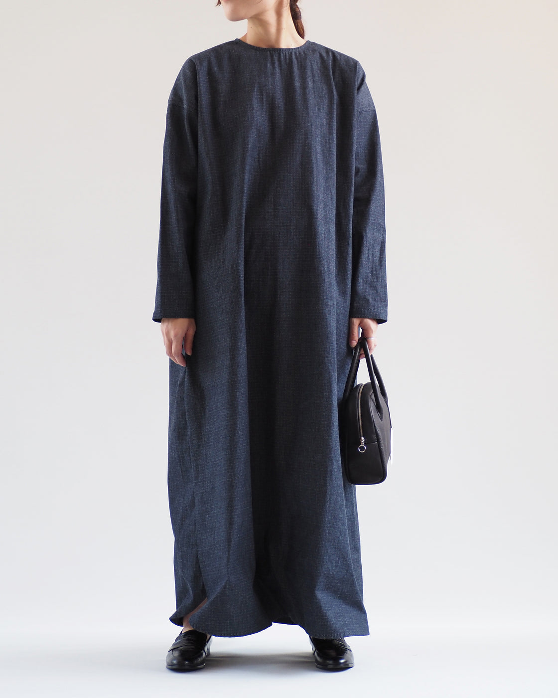 Long Smock Dresses,Indigo