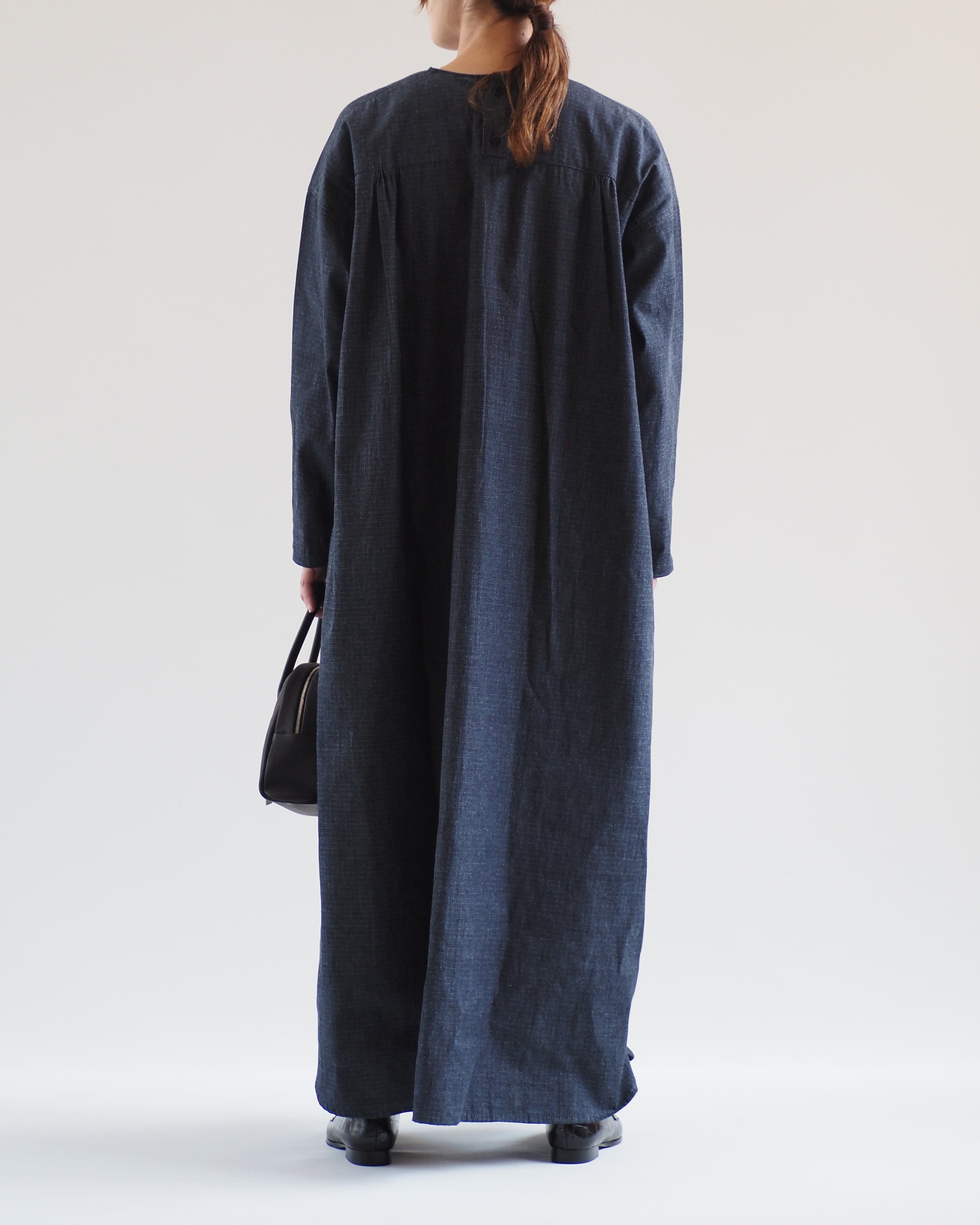 Long Smock Dresses,Indigo