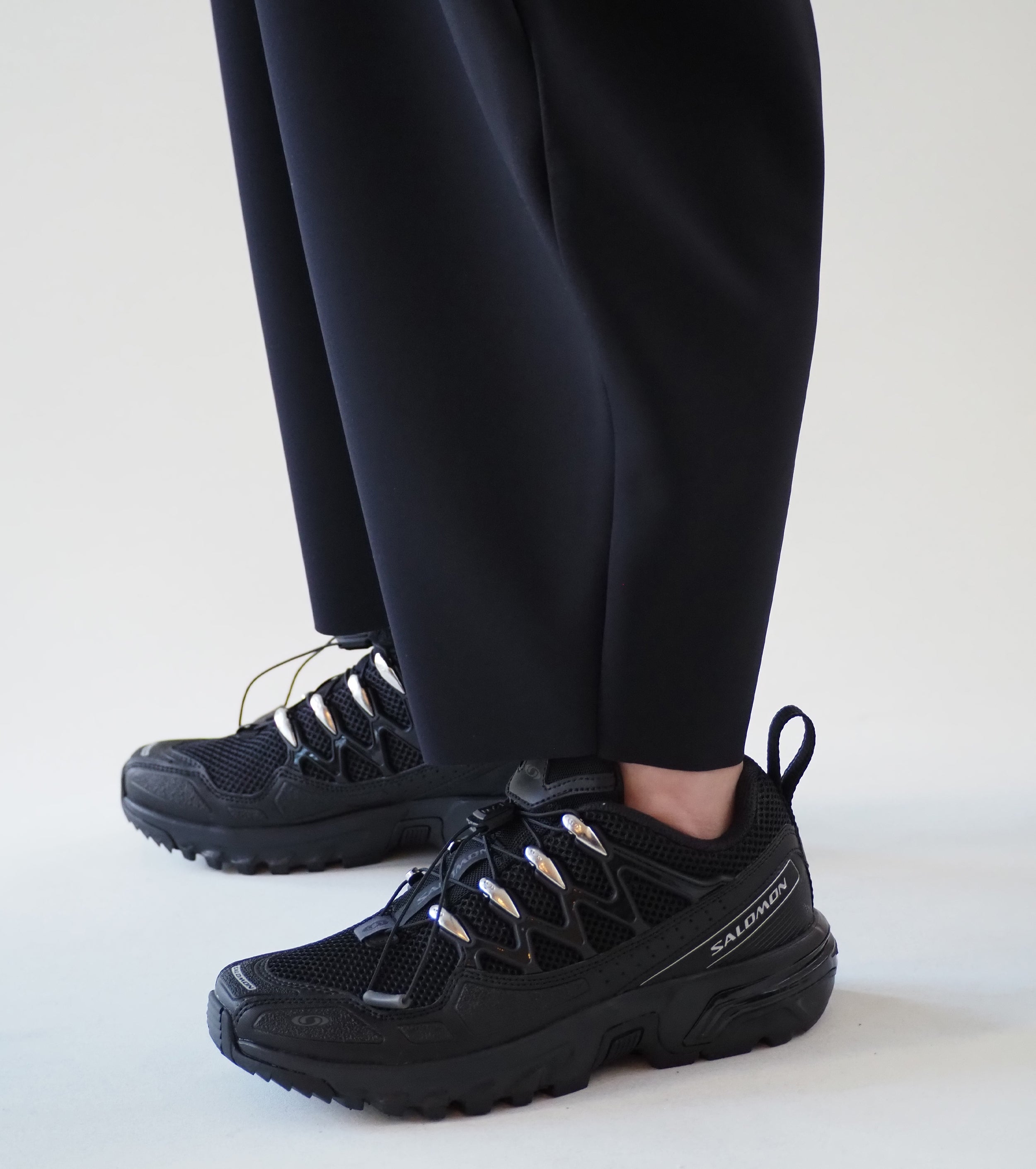 ALWEL  PEG PANTS, Black