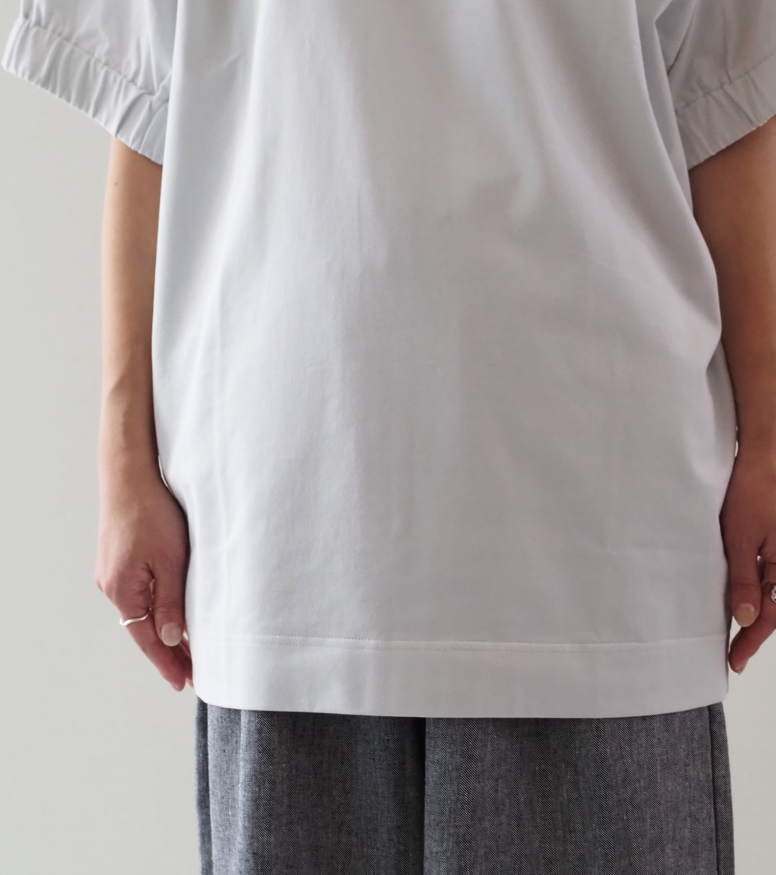 ALWEL Wide Sleeve Tee Dress , Cloud White