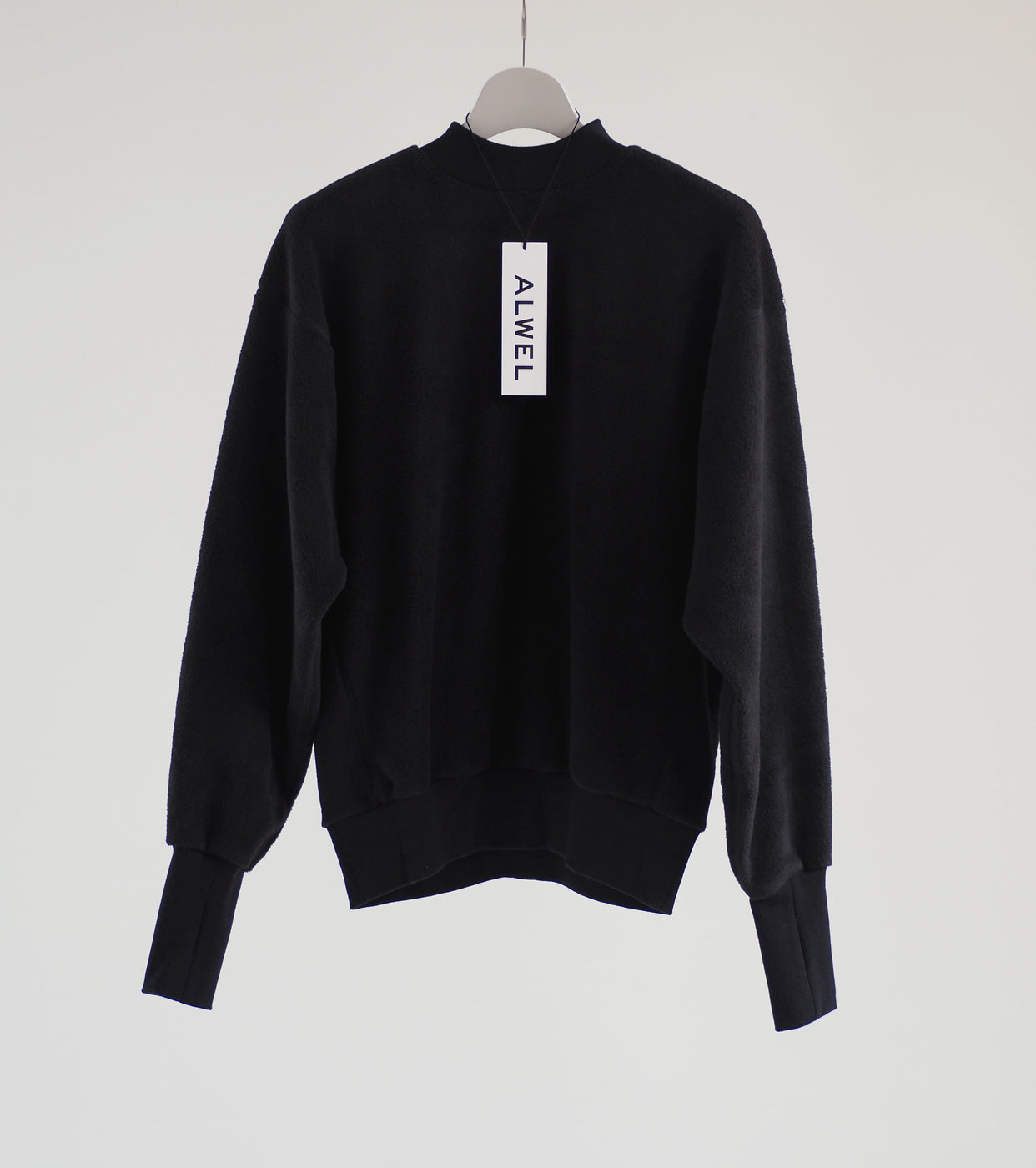 ALWEL FLEECE SHIRT,Black