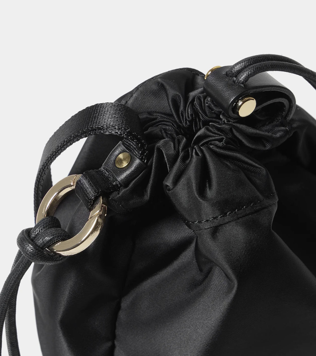 Texnh CLASSIC DRAWSTRING POUCH , Black