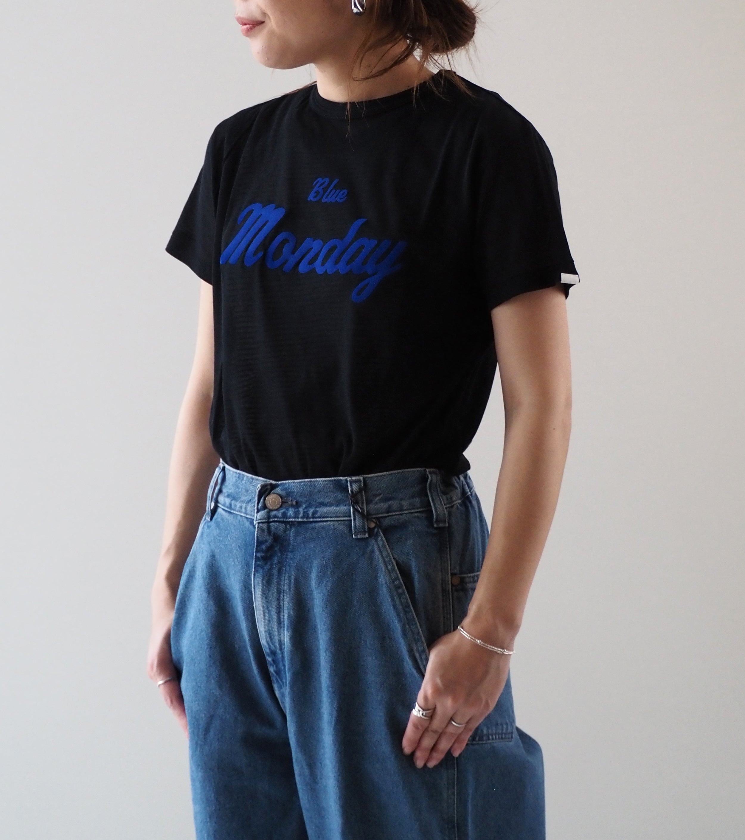 Oblada BLUE MONDAY TEE , Black