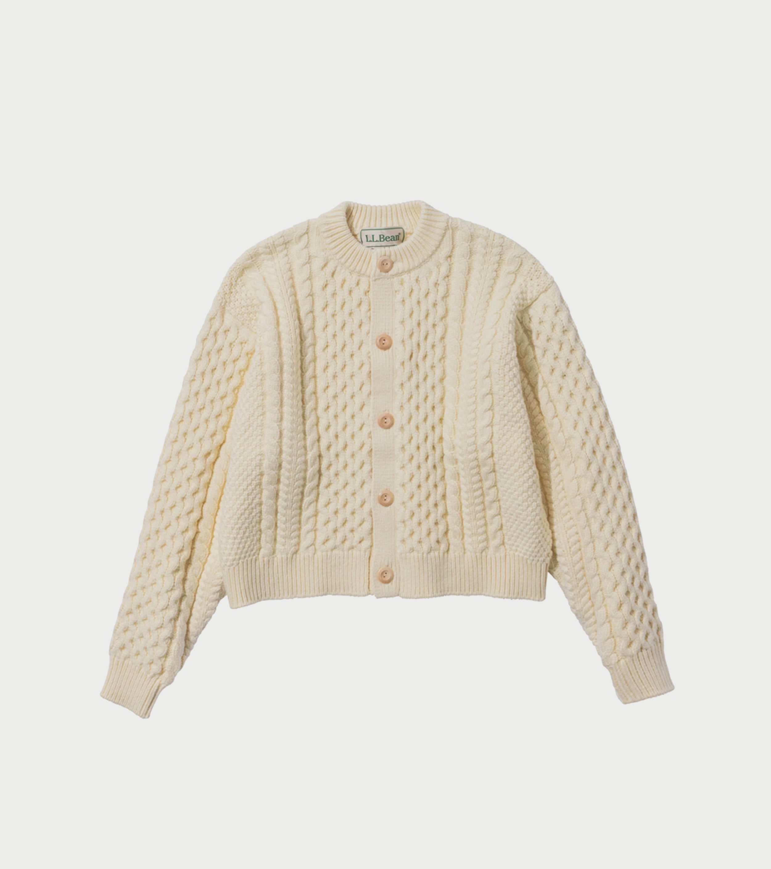 Ll bean fisherman cardigan best sale