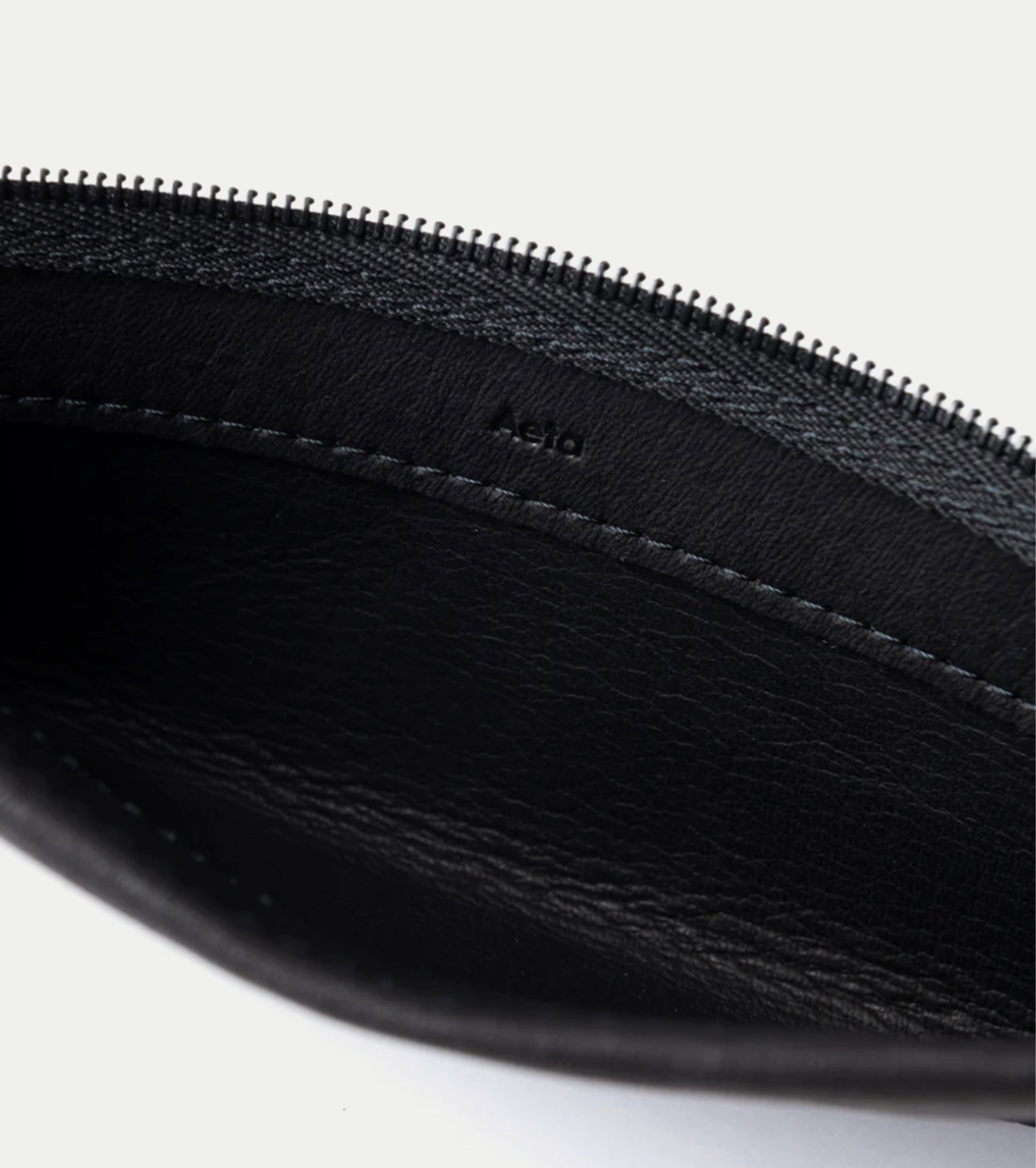 Aeta  Double Face Zip Pen Case  : M , Black