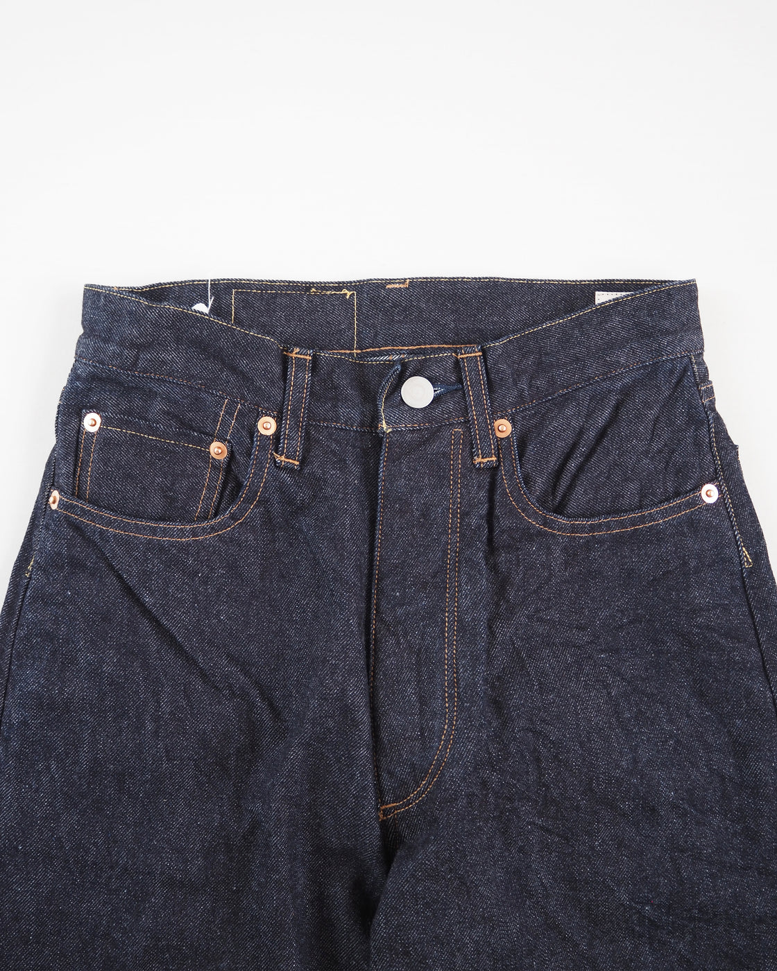 13.5 oz. standard selvage denim pants, Indigo