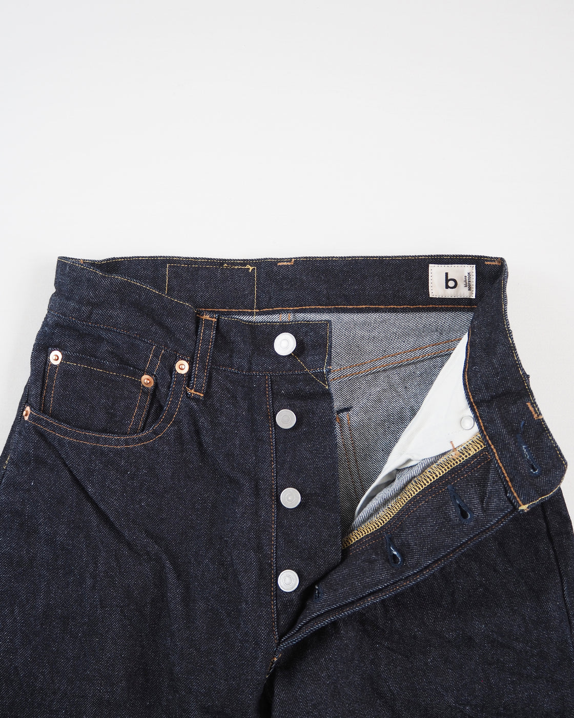 13.5 oz. standard selvage denim pants, Indigo