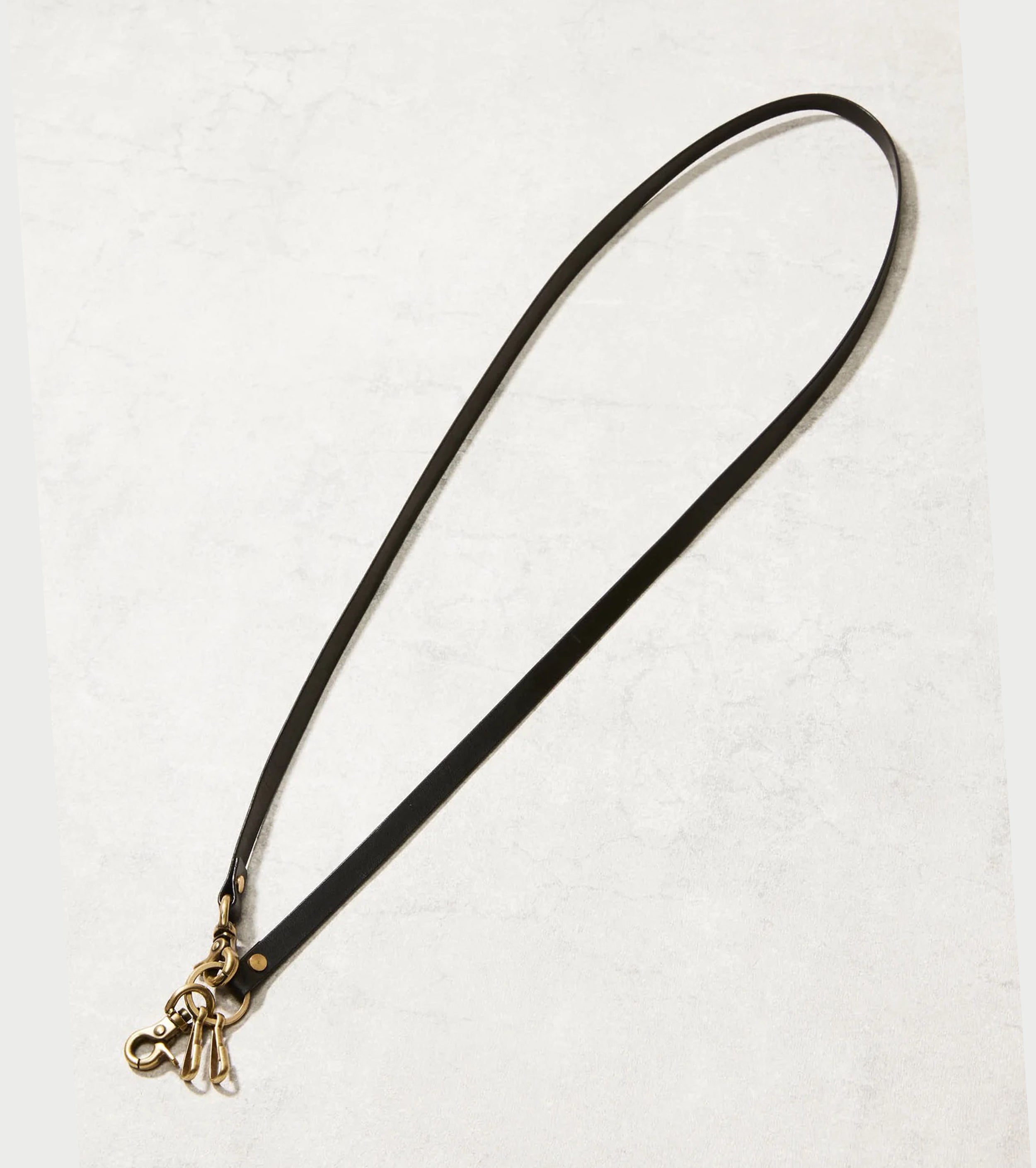 Texnh LEATHER LANYARD , Black