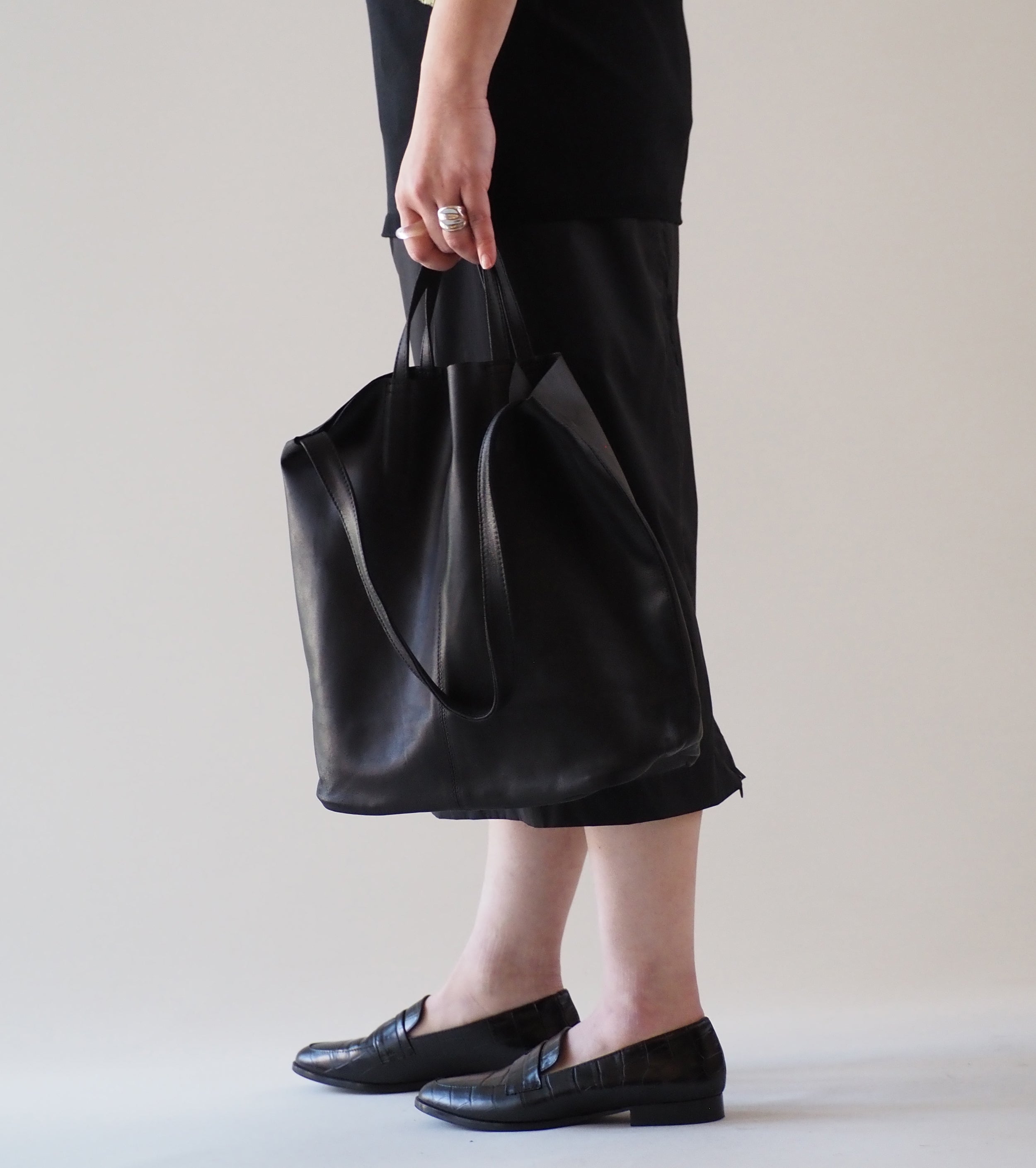 Morphee 2WAY ONE SHOULDER  : Black