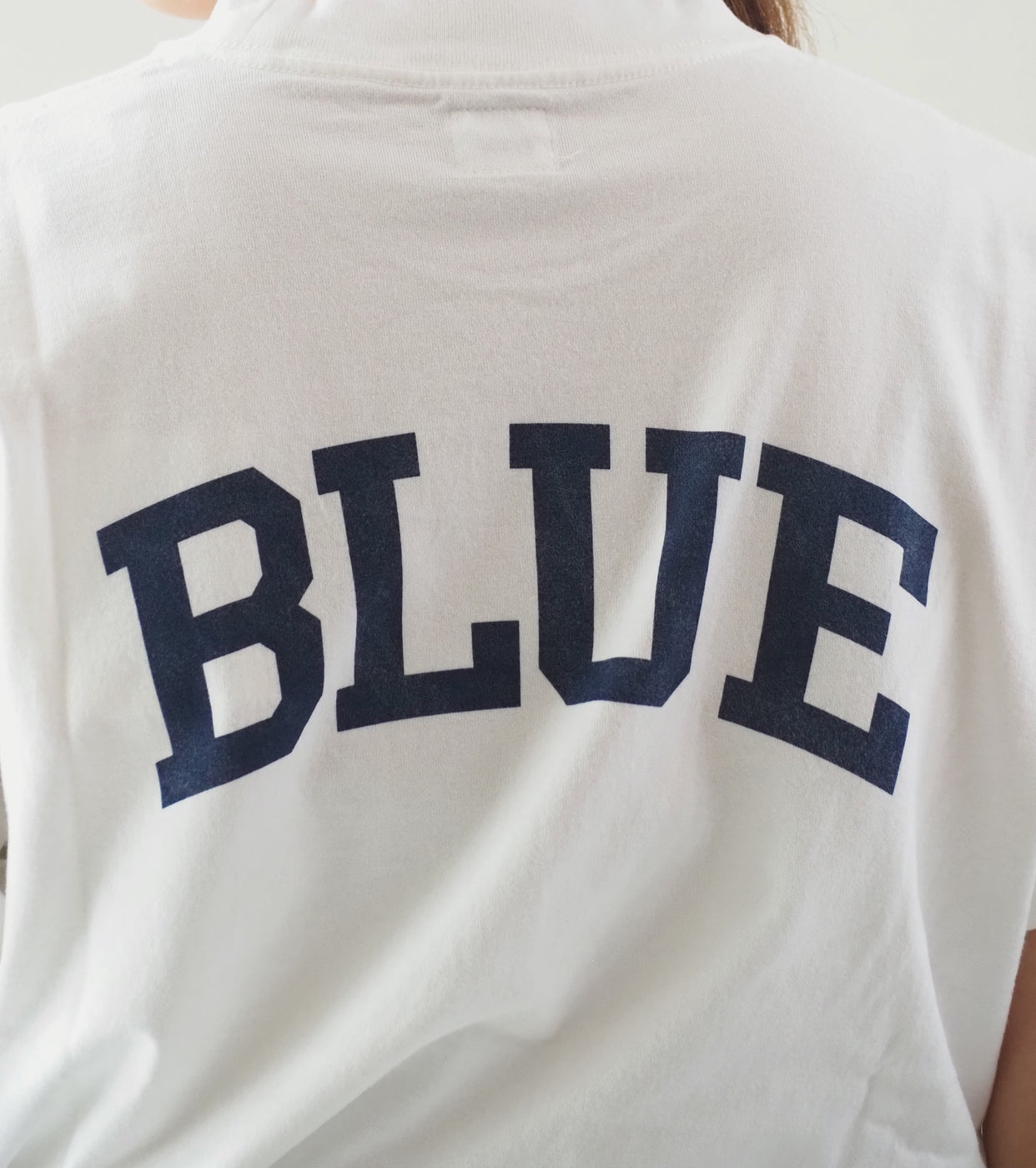 blurhms ROOT STOCK Navyblue Printed Tee shirt Standard , White