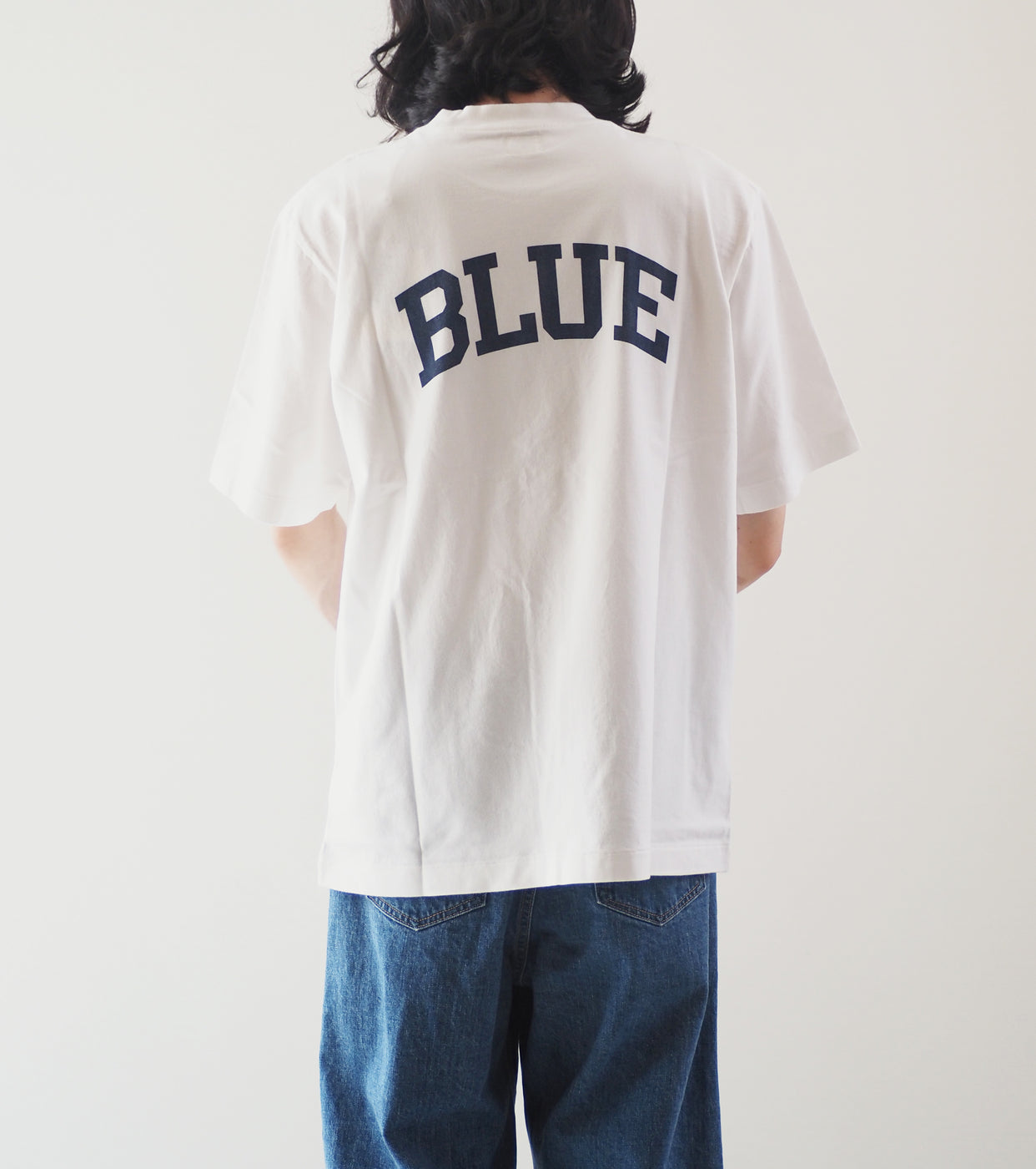 blurhms ROOT STOCK Navyblue Printed Tee shirt Standard , White