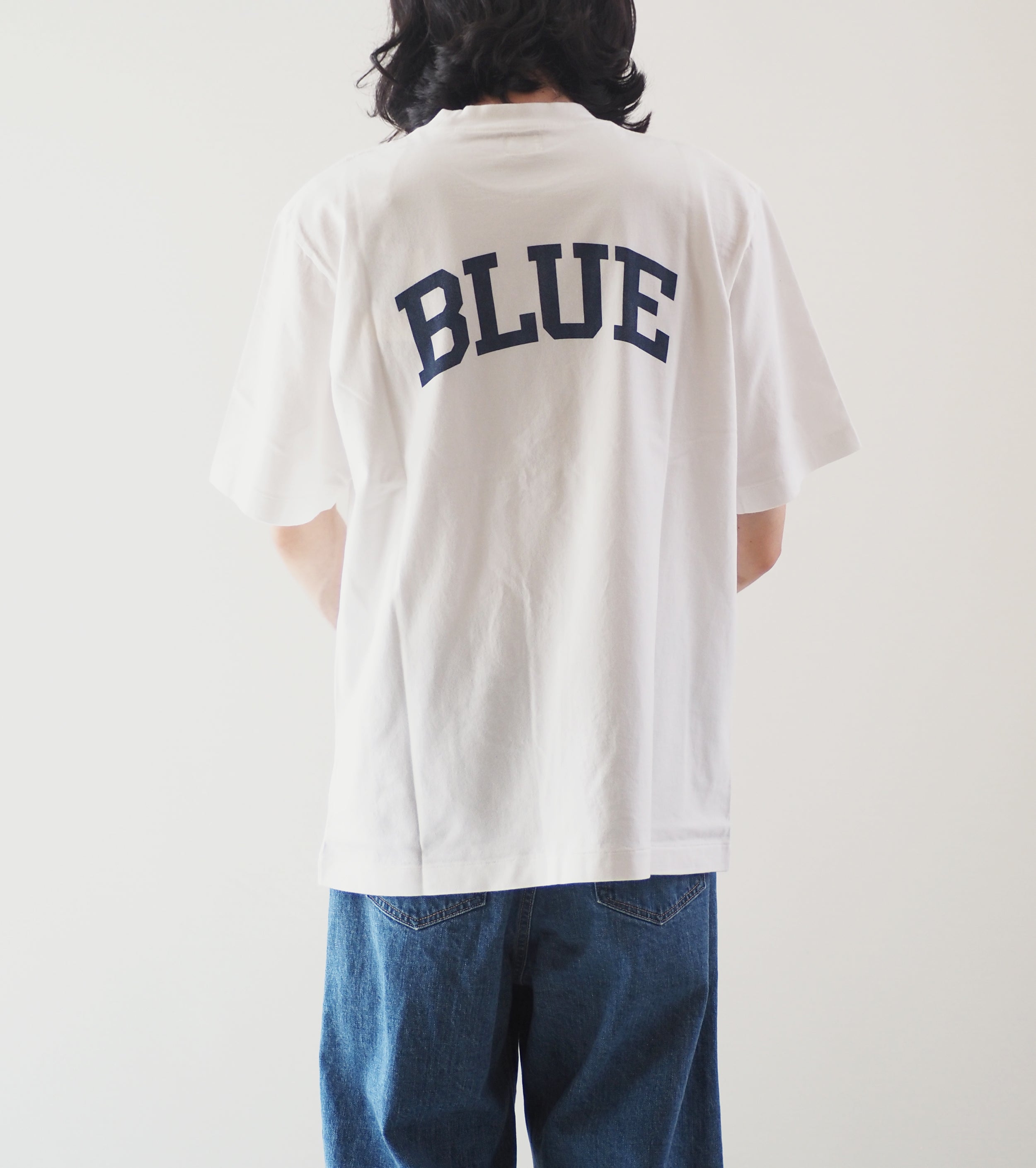 blurhms ROOT STOCK Navyblue  Printed Tee shirt Standard , White