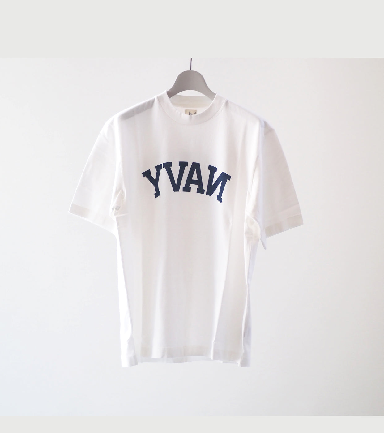 blurhms ROOT STOCK Navyblue Printed Tee shirt Standard , White